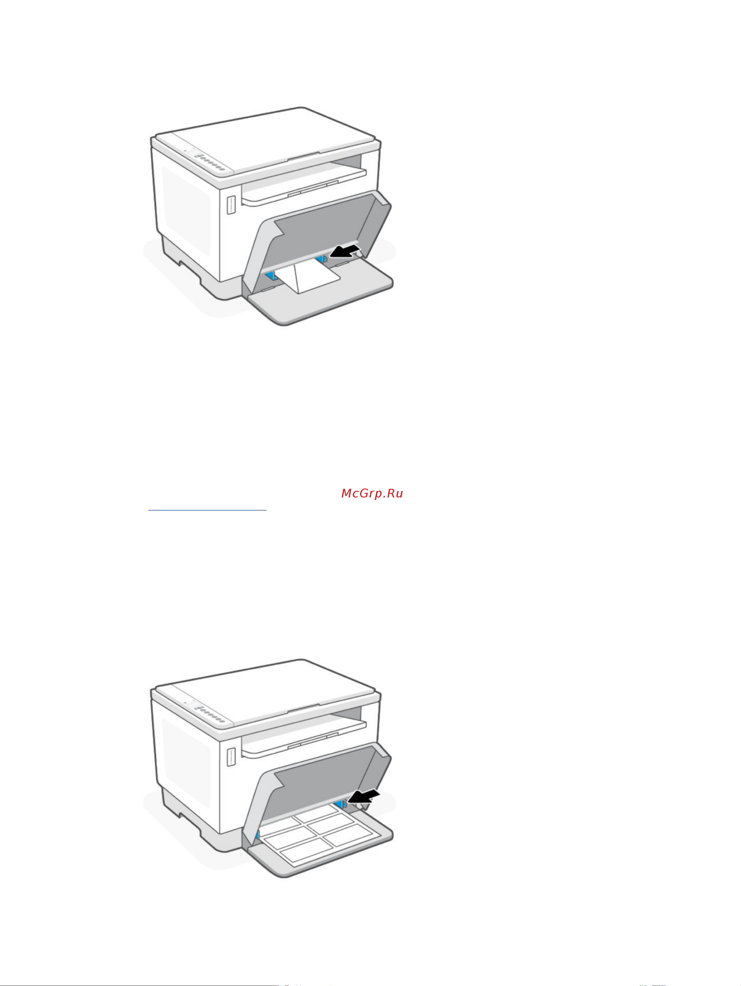 HP LaserJet Tank MFP 2602dn 2R3F0A [24/119] Загрузка этикеток