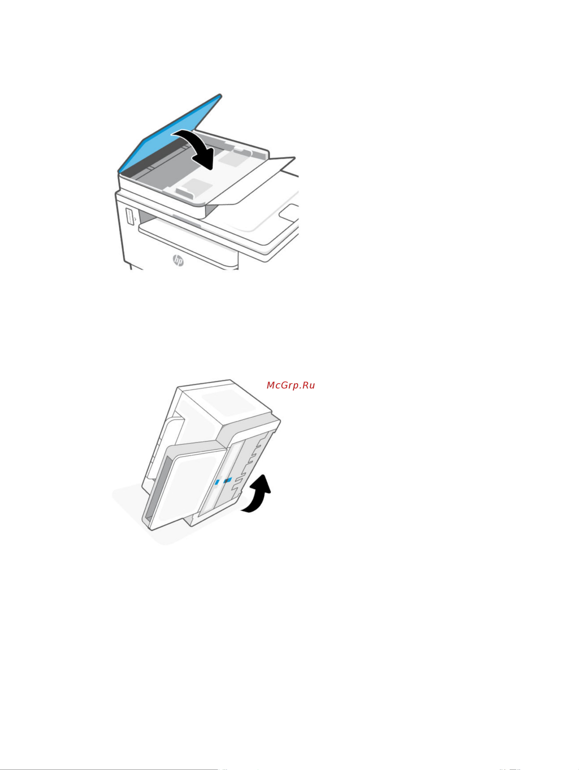 HP LaserJet Tank MFP 2602sdn 2R7F6A [66/119] Устранение замятия бумаги в основании принтера