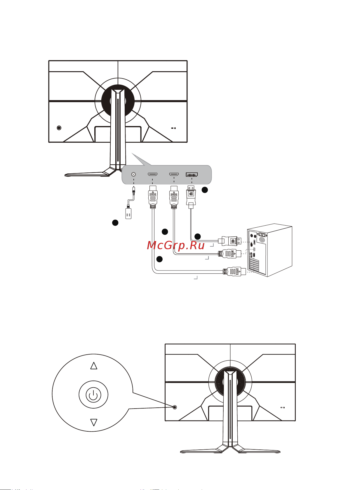 Thunderobot DF27C240L [26/39] Мониторды дк ге қосу