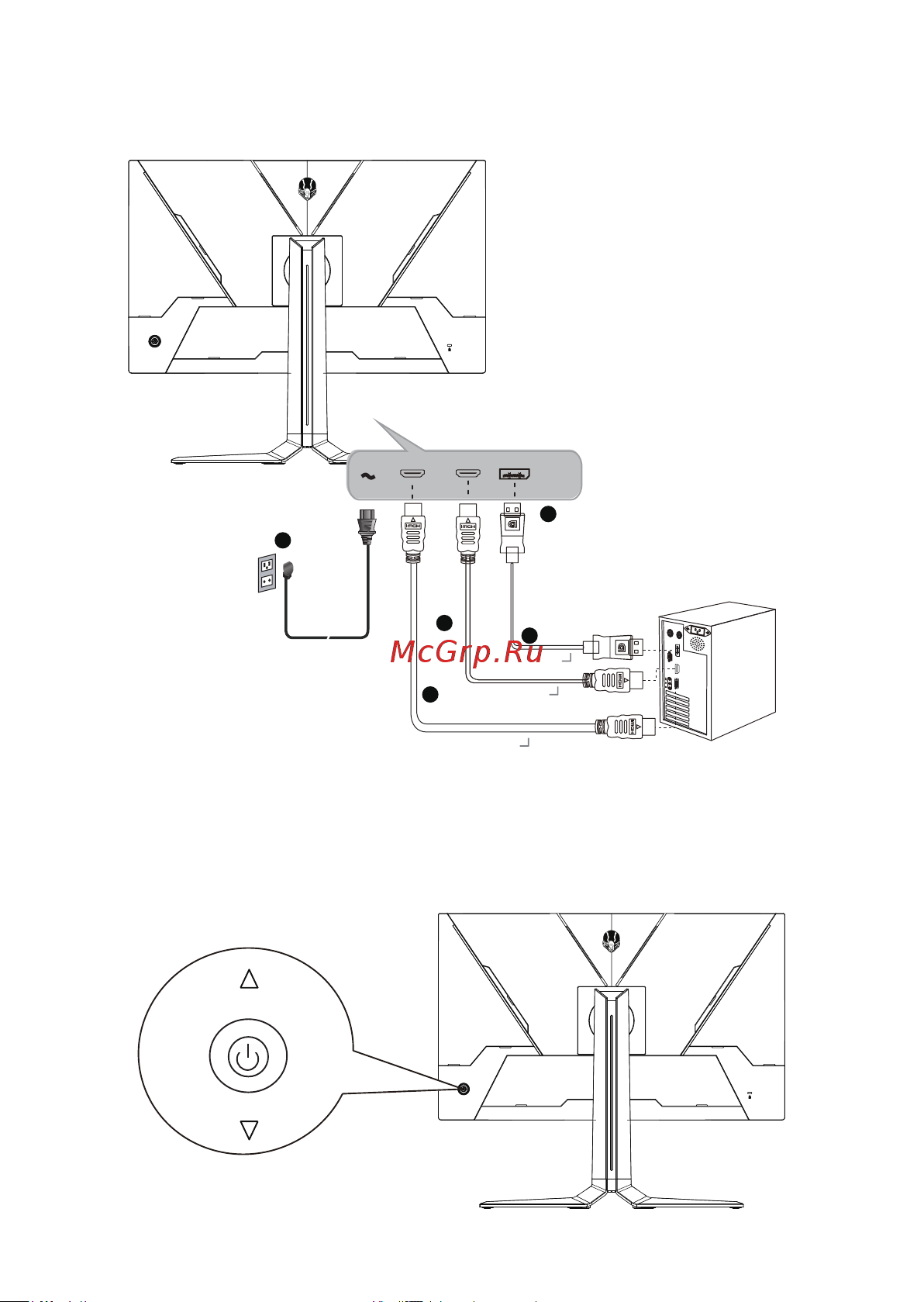 Thunderobot DF27C240L [32/39] Мониторды дк ге қосу