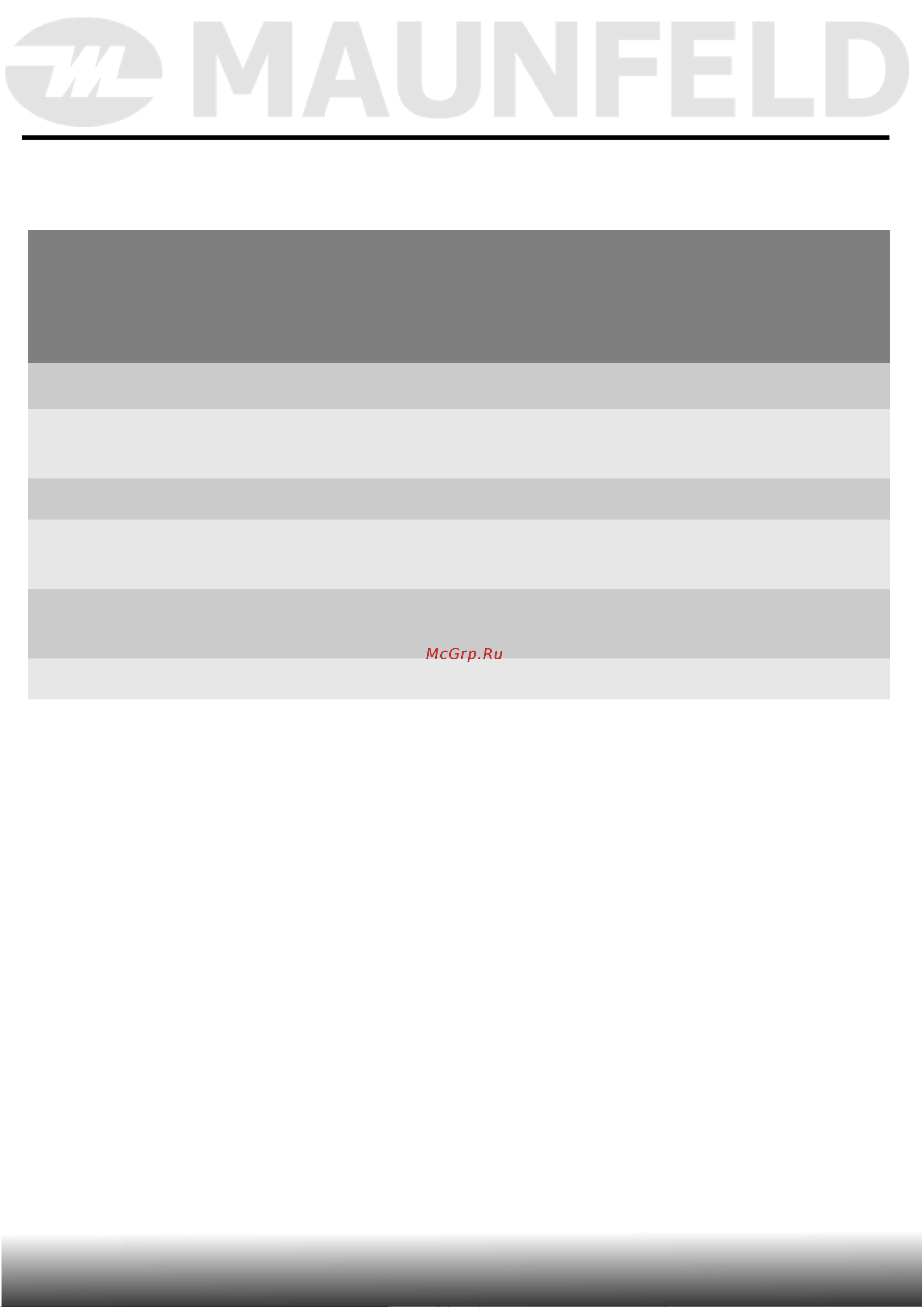 Maunfeld EAGLE 850 60 Glass black [6/22] Описание прибора