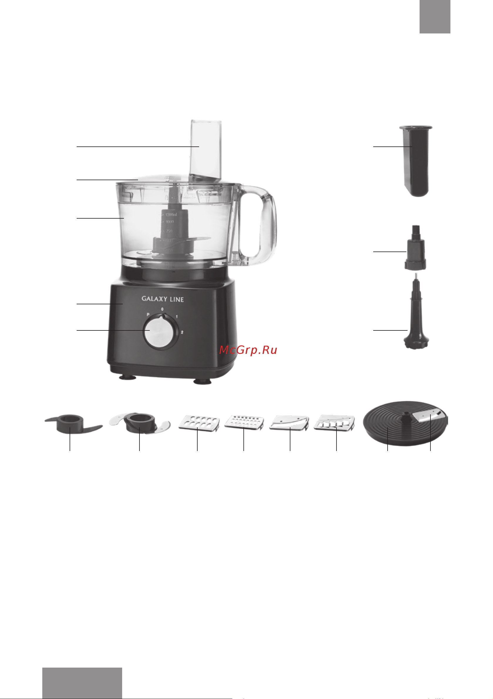 Galaxy Line GL2305 [8/29] Функциональные элементы электроприбора