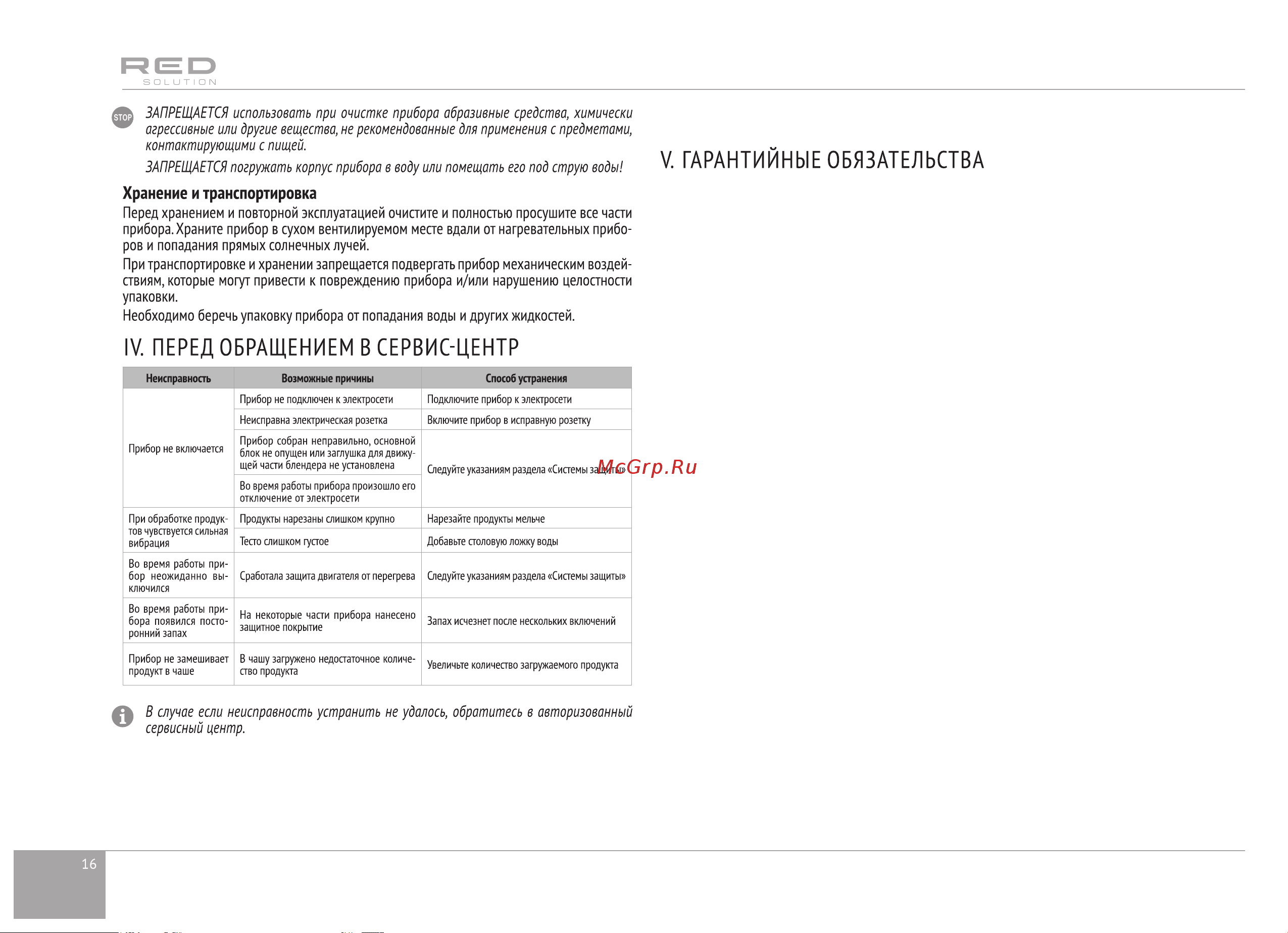 RED Solution RKM-4045 Руководство по эксплуатации онлайн [16/28] 801392