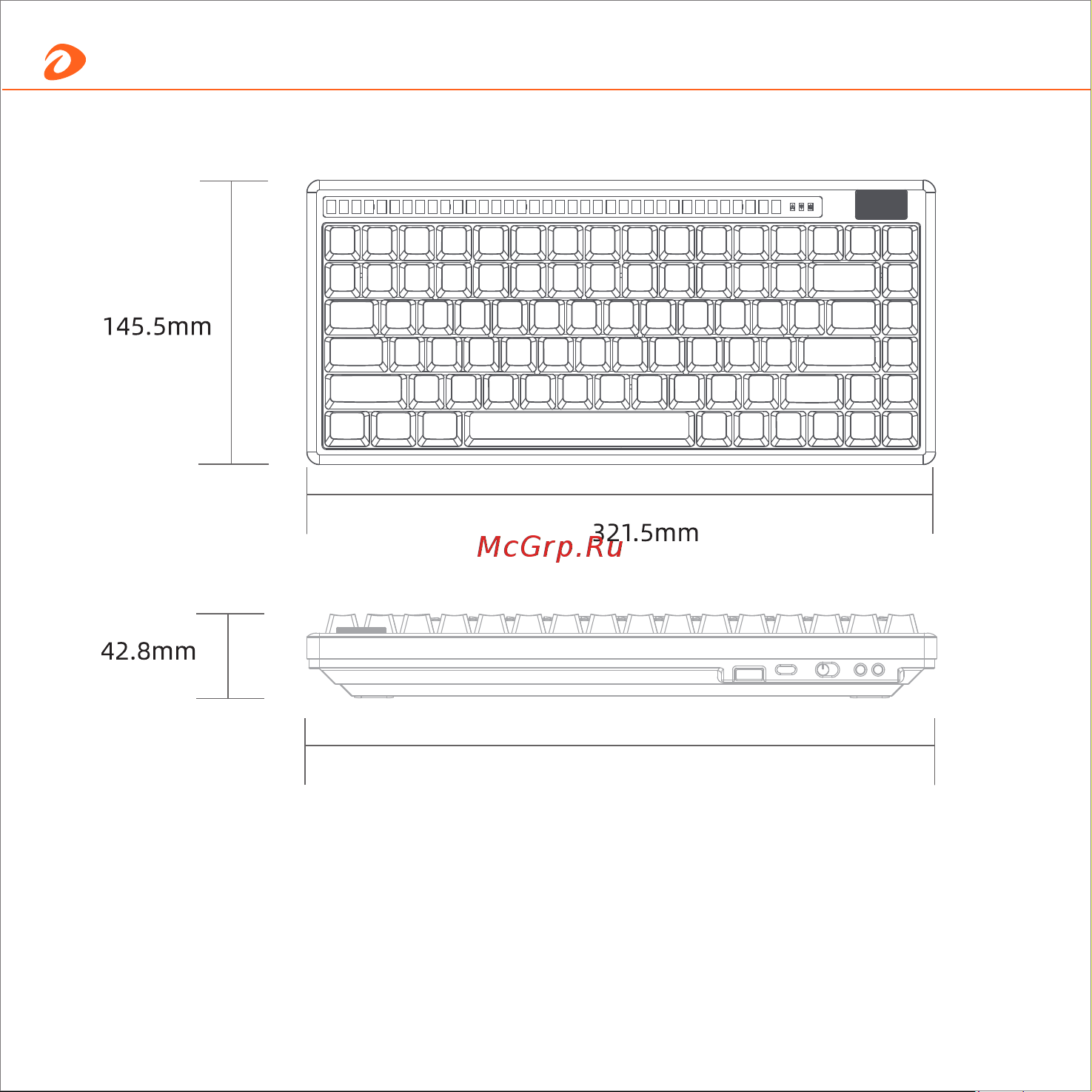 Dareu A84 Pro White-Black [4/18] Product views