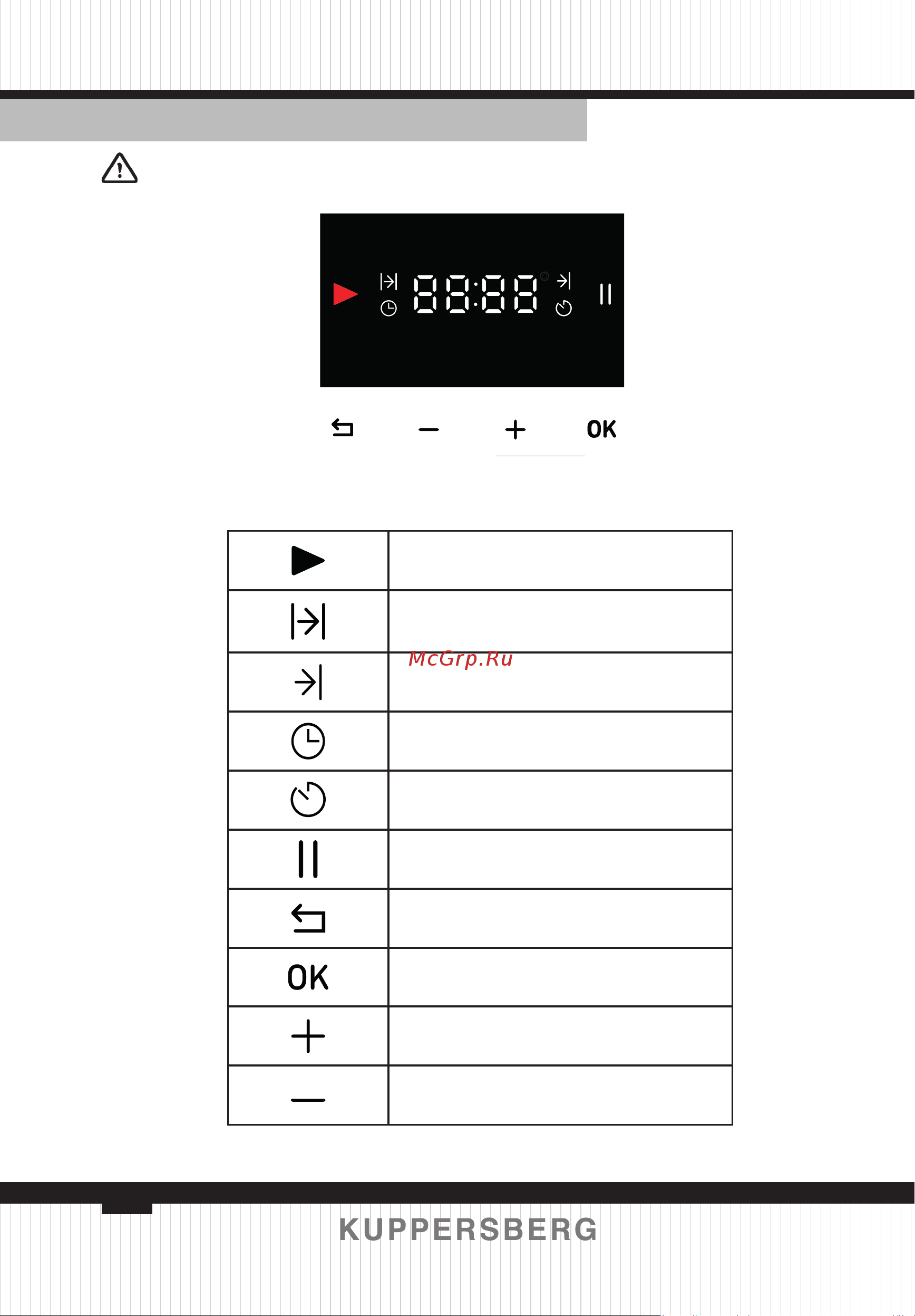 Kuppersberg HFT 610 B черный [102/140] Использование духового шкафа