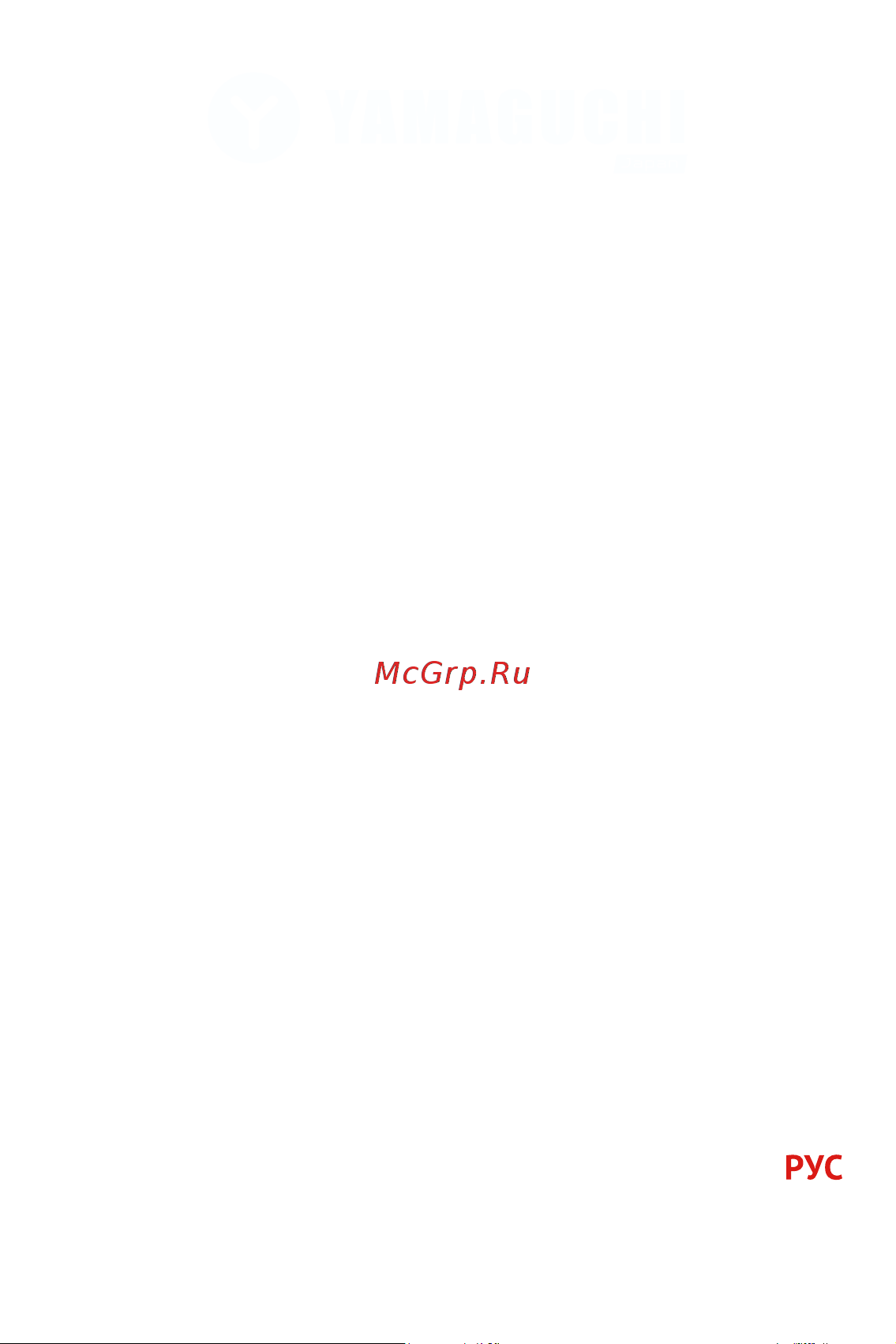Yamaguchi RF Lifting 6 в 1 Руководство по эксплуатации онлайн