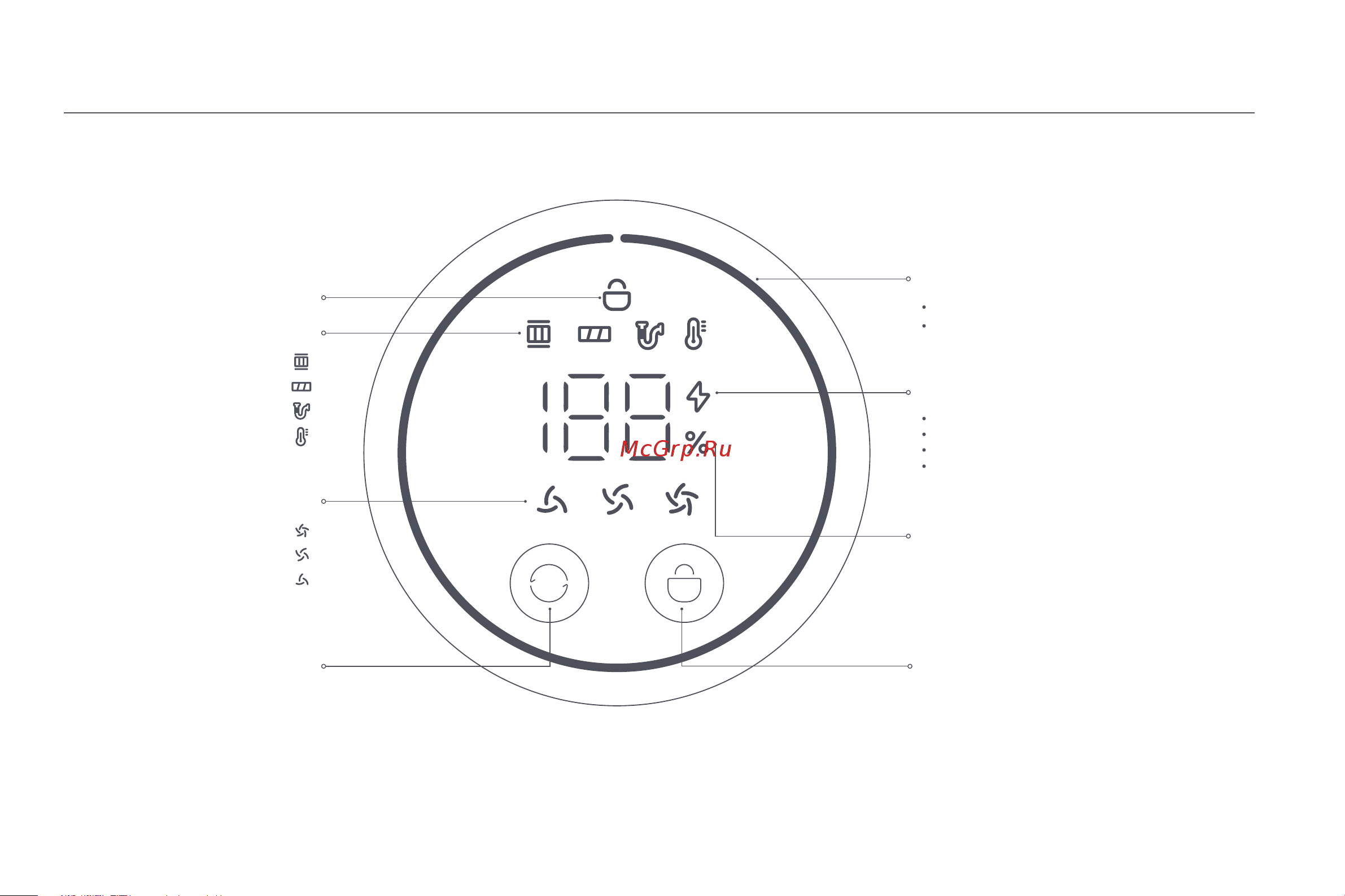 Xiaomi Vacuum Cleaner G10 Plus EU [112/293] Pantalla de visualización