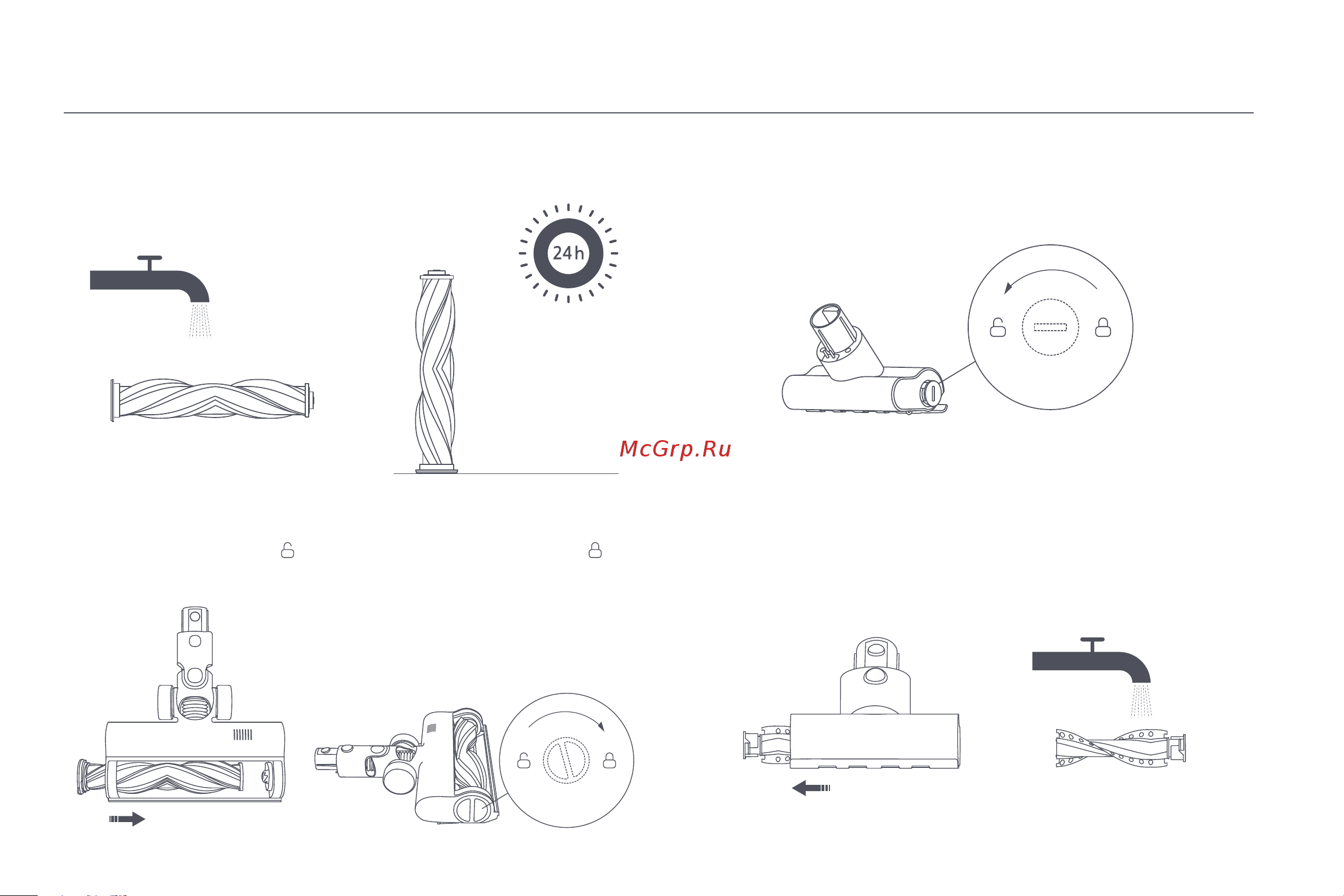 Xiaomi Vacuum Cleaner G10 Plus EU [22/293] Cleaning the mini electric brush