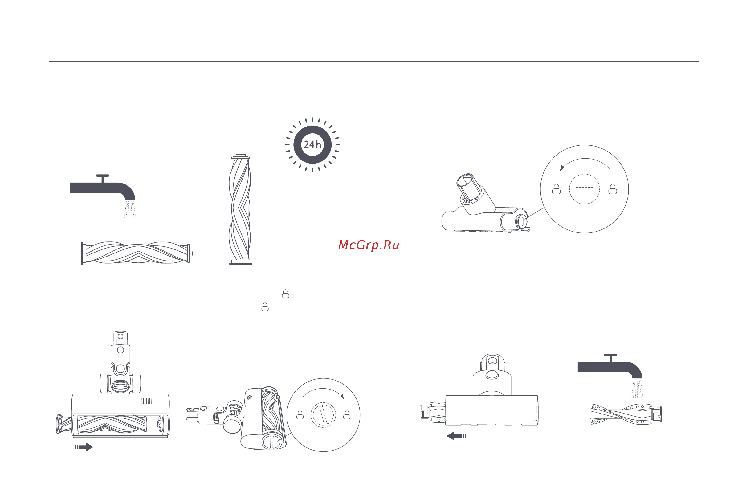Xiaomi Vacuum Cleaner G10 Plus EU [257/293] De elektrische miniborstel reinigen