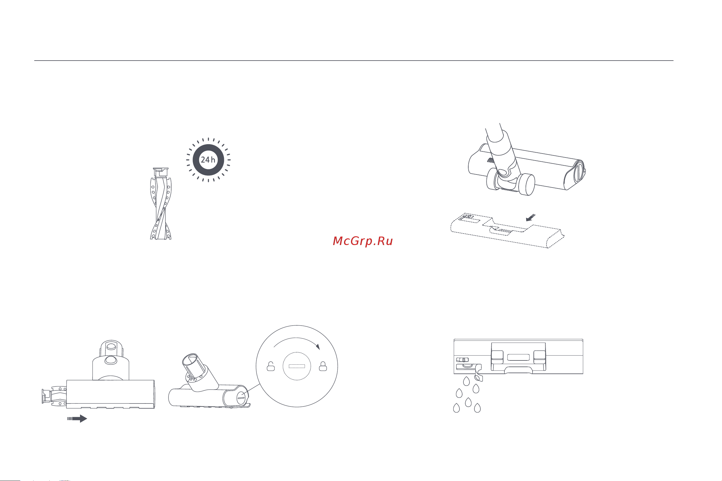 Xiaomi Vacuum Cleaner G10 Plus EU [258/293] Het waterreservoir en het dweilopzetstuk reinigen