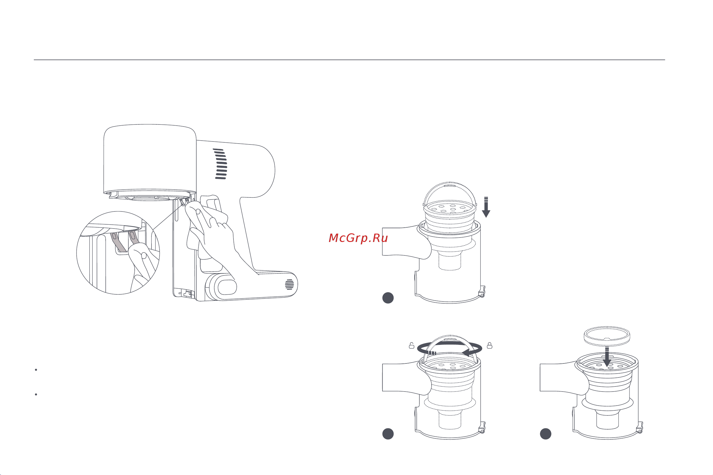 Xiaomi Vacuum Cleaner G10 Plus EU [70/293] Installation du compartiment à poussière du préfiltre et de l ensemble cyclone