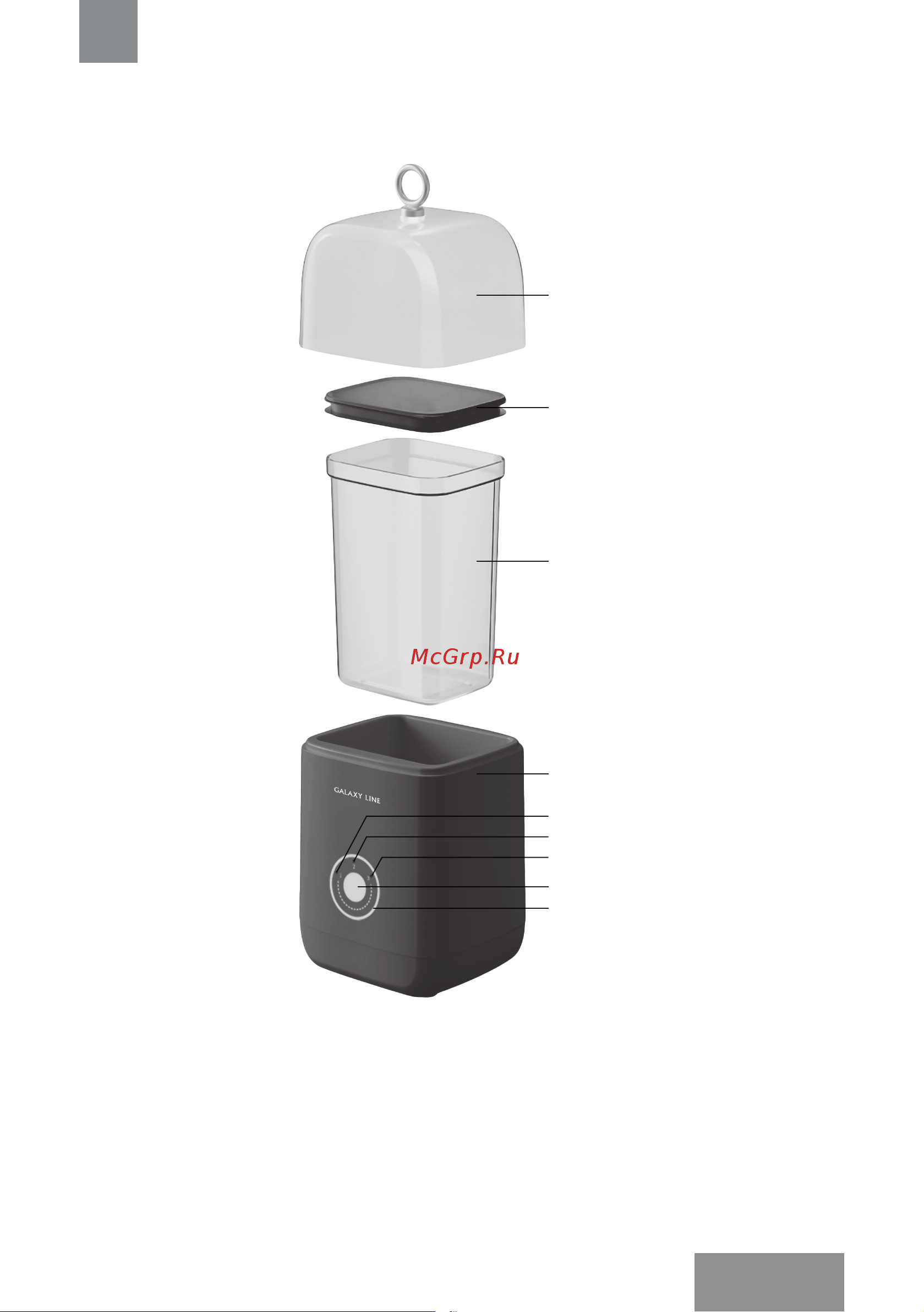 Galaxy Line GL2688 [7/25] Функциональные элементы прибора
