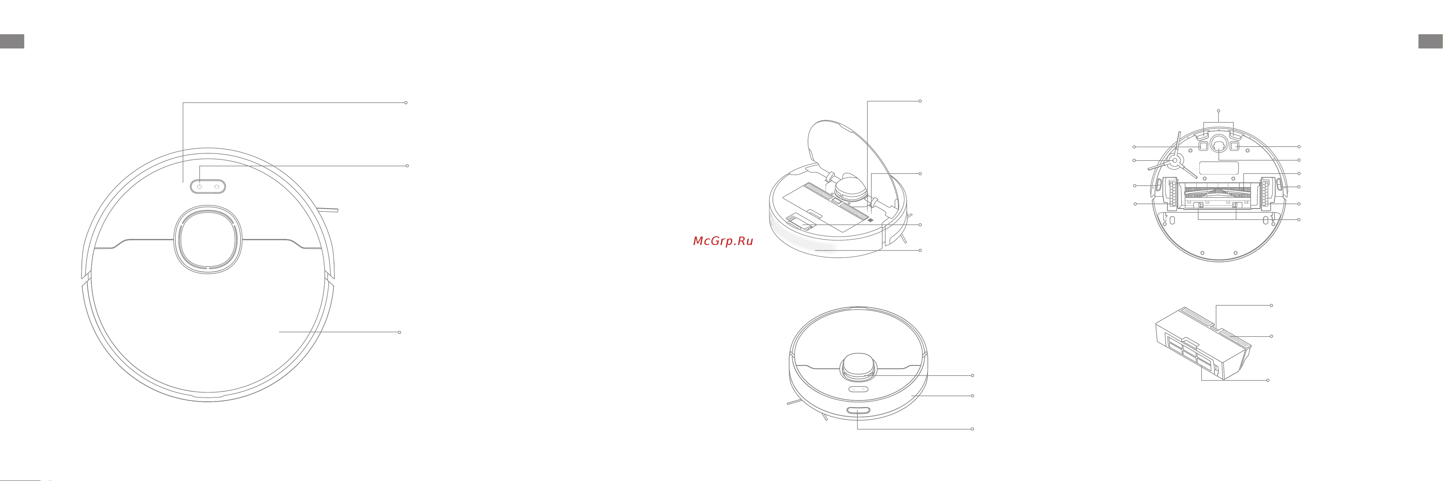 Dreame F9 Pro White [17/0] Датчики робота
