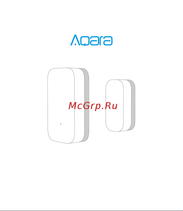 Aqara Door and Window Sensor Руководство по эксплуатации онлайн [2/55] 801824