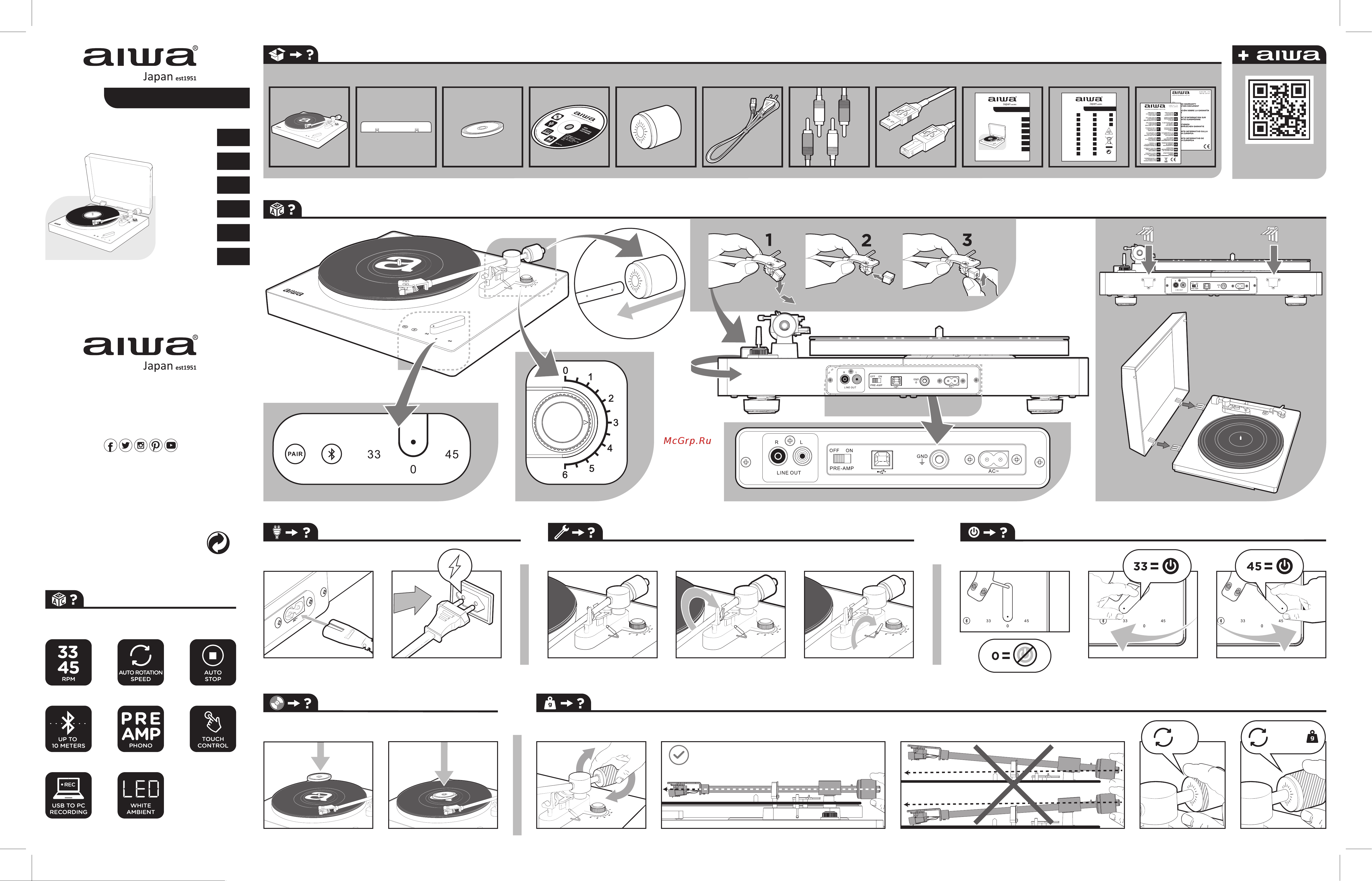 Aiwa APX-790BT/BK Руководство по эксплуатации онлайн