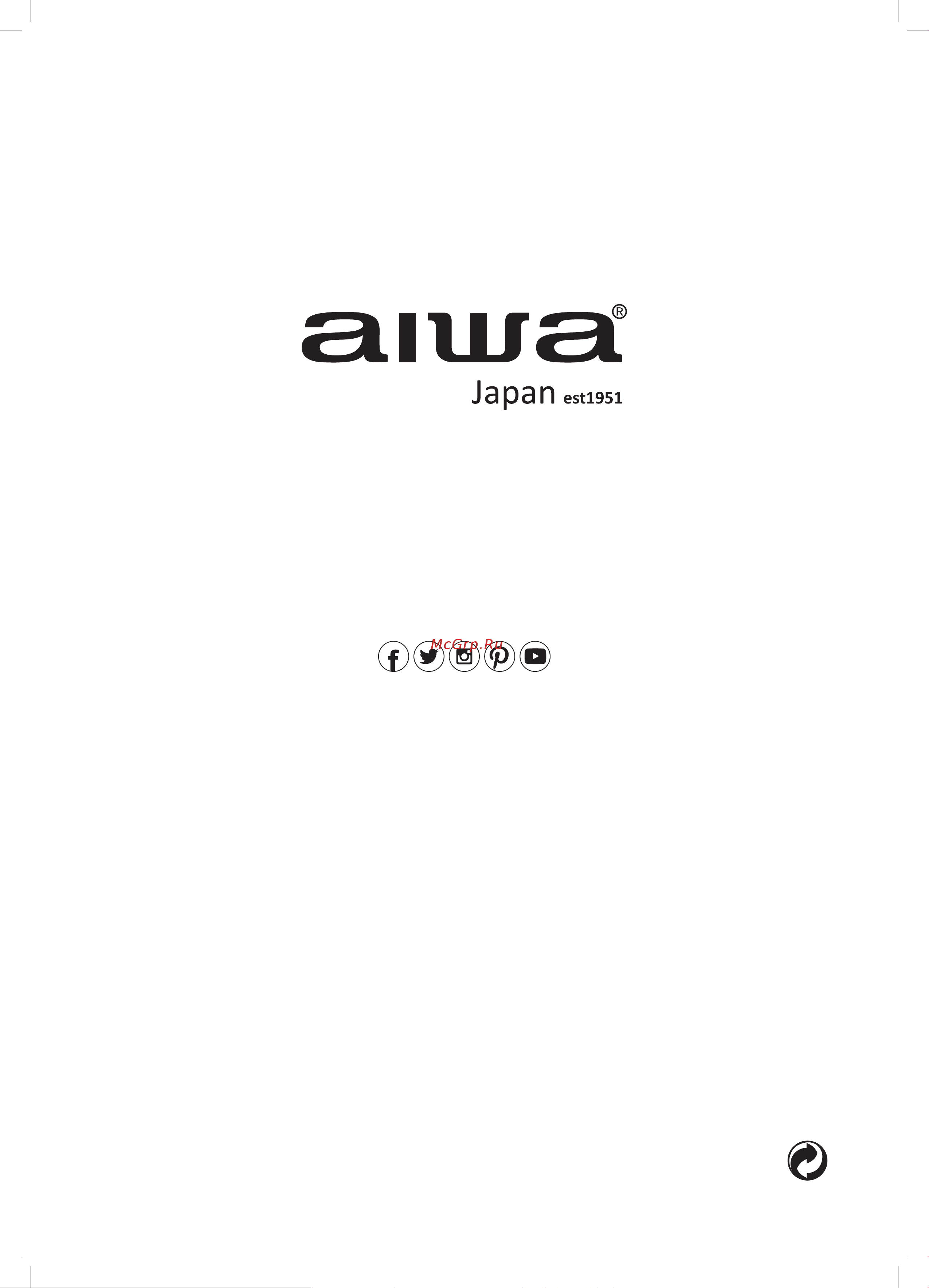 Aiwa MSBTU-300 [32/32] Follow us aiwaeu