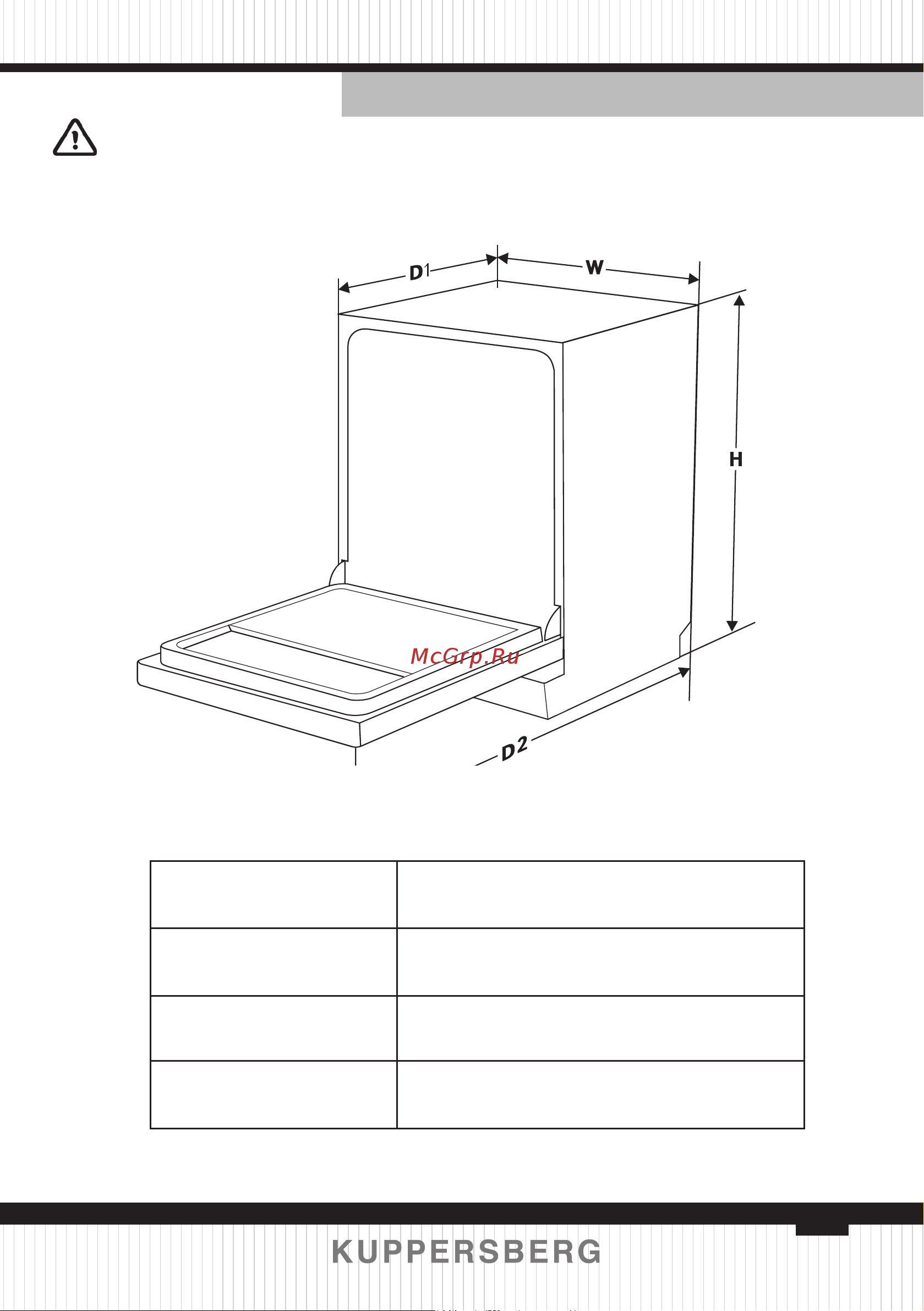 Kuppersberg GLM 6096 [49/156] Technische information