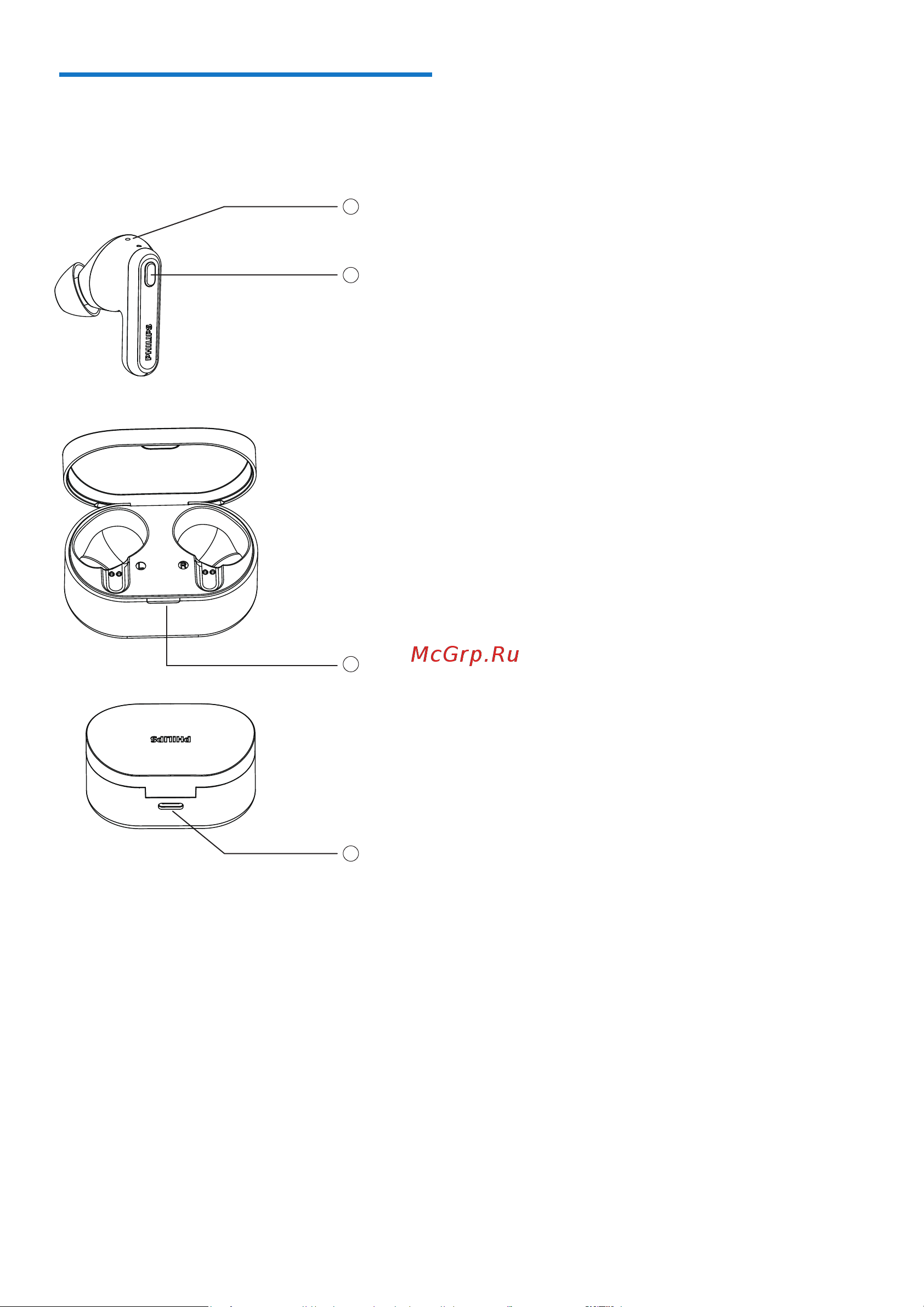 Philips TAT1108BK/00 [5/18] Обзор ваших наушников true wireless