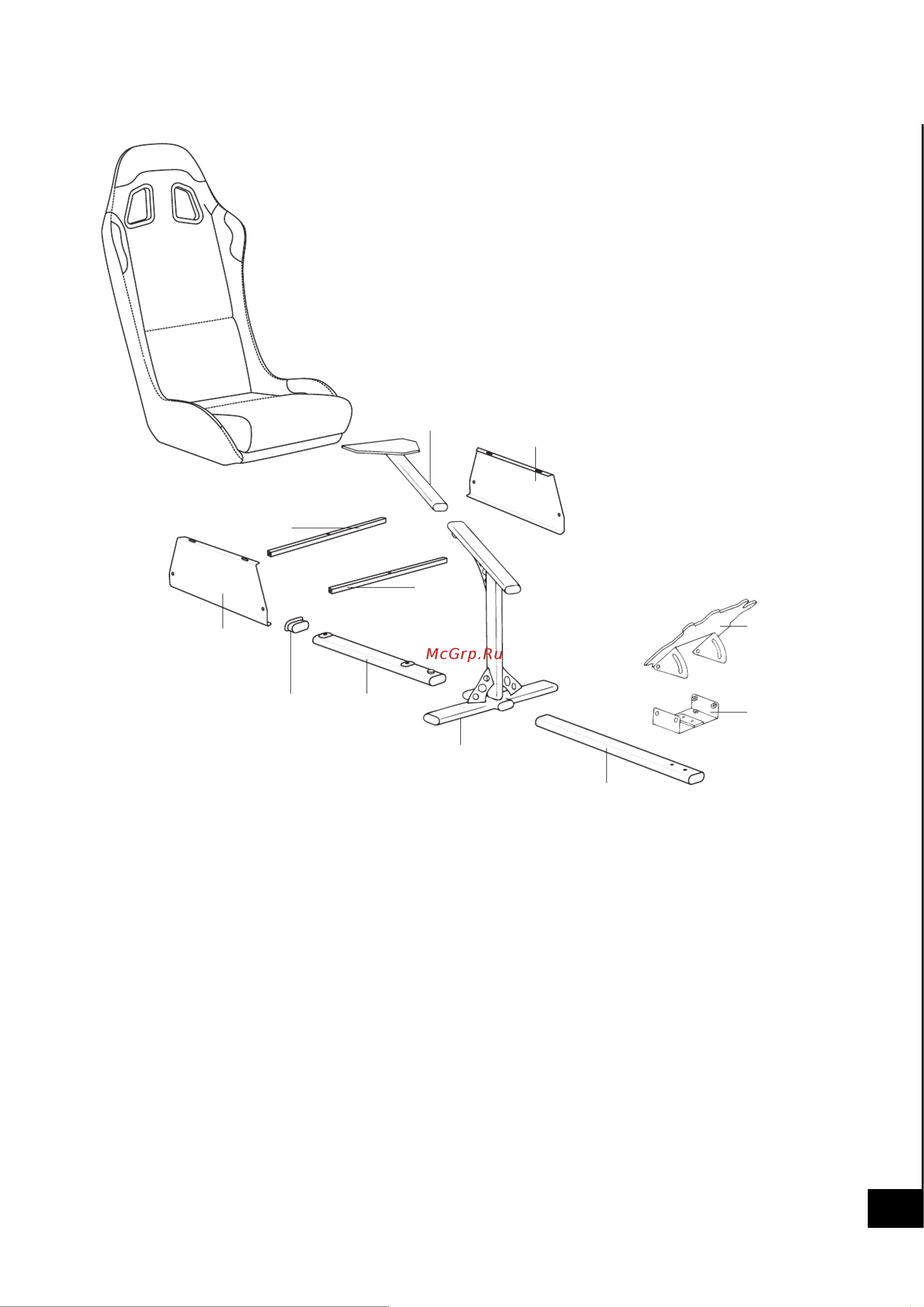 Playseat Evolution PRO Actifit REP.00262 Руководство по эксплуатации онлайн [4/14] 802113