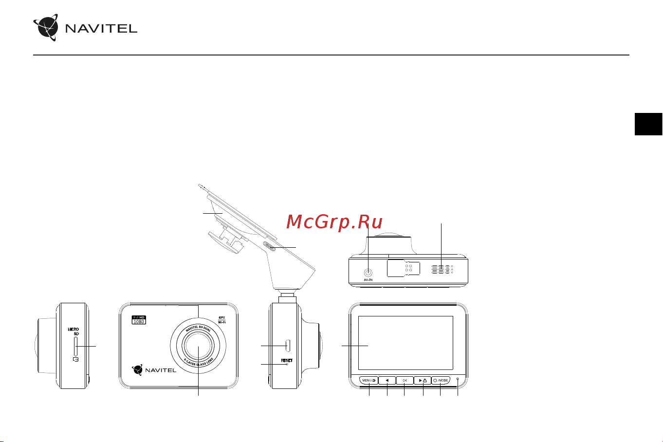 Navitel R9 DUAL [18/100] Seadme skeem