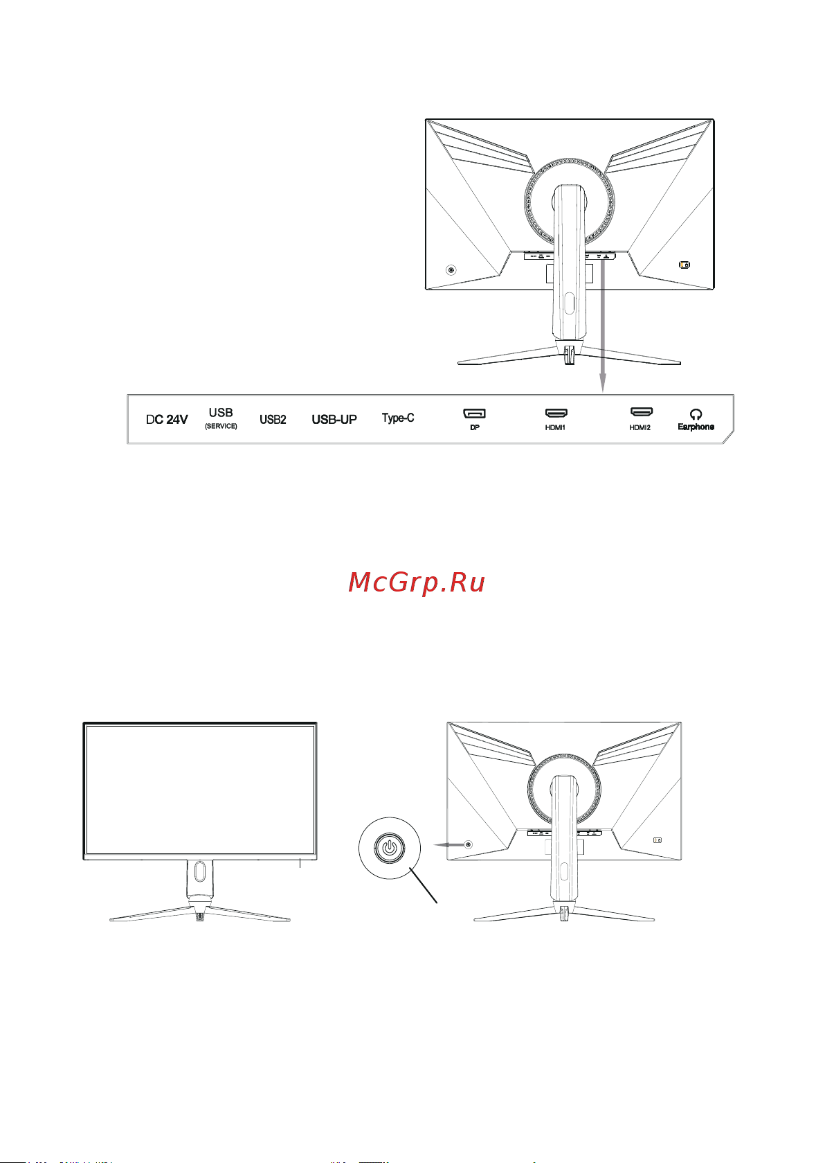 Thunderobot Silver Wing KU48F120E (JT00E800FRU ) [14/27] Расположение портов устройства ku27f144m
