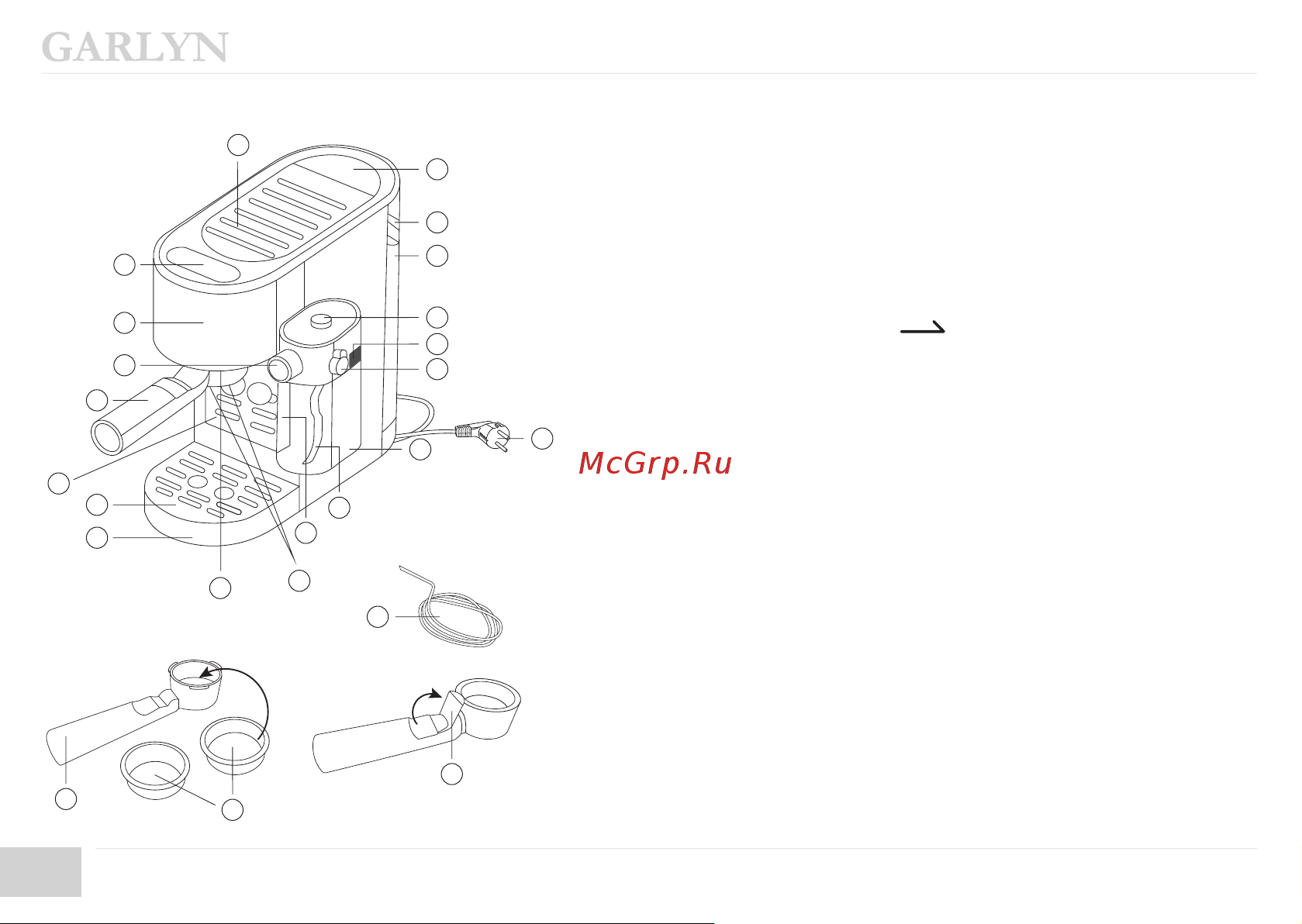 Garlyn L90 [10/32] Устройство прибора