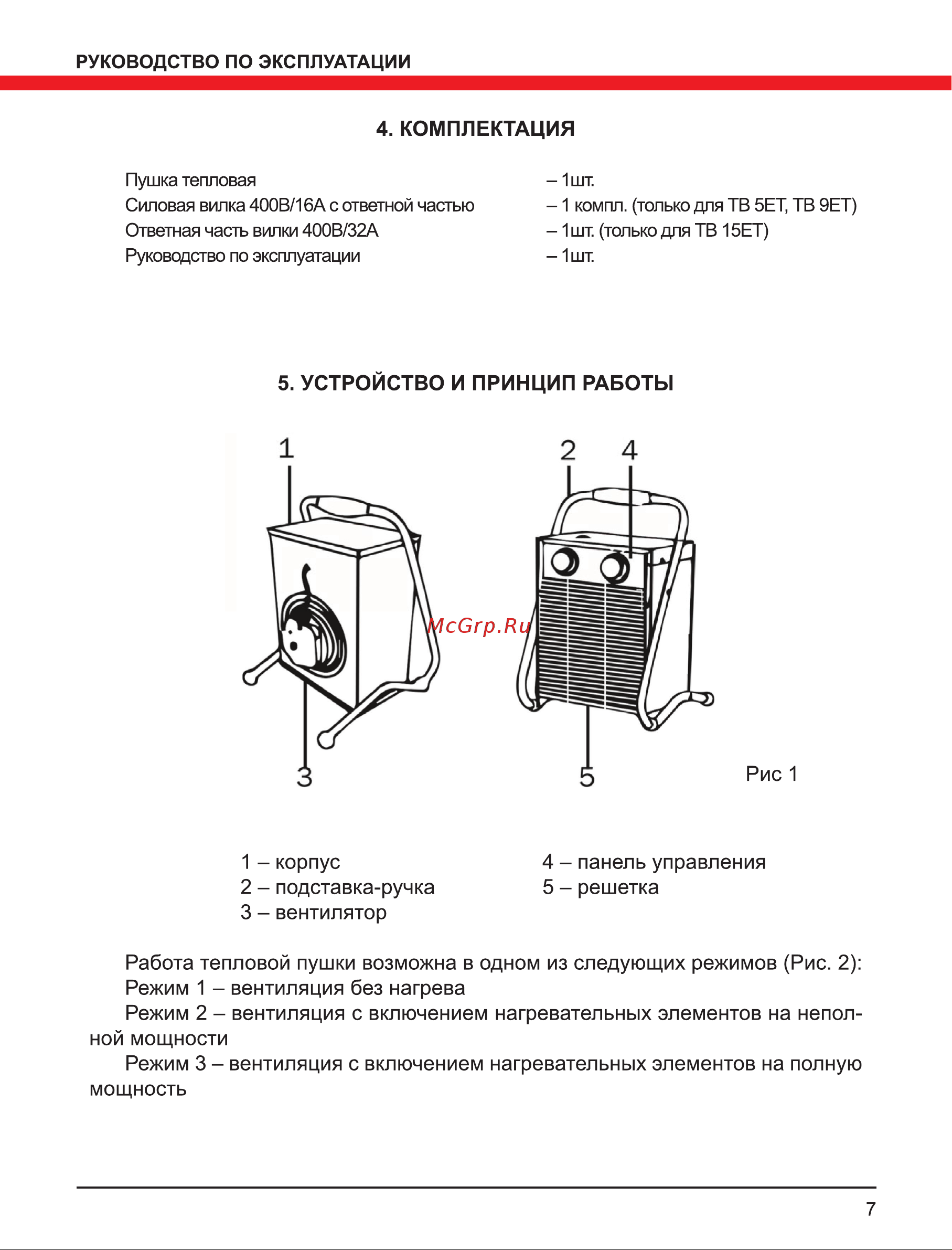 Elitech ТВ 24ЕТ 190729 Руководство по эксплуатации онлайн [7/16] 802252