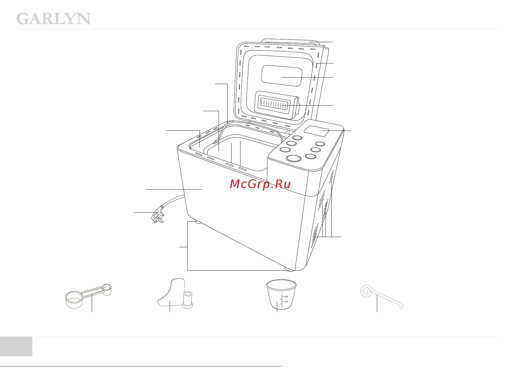 Garlyn Home BR-2000 [10/52] Устройство прибора