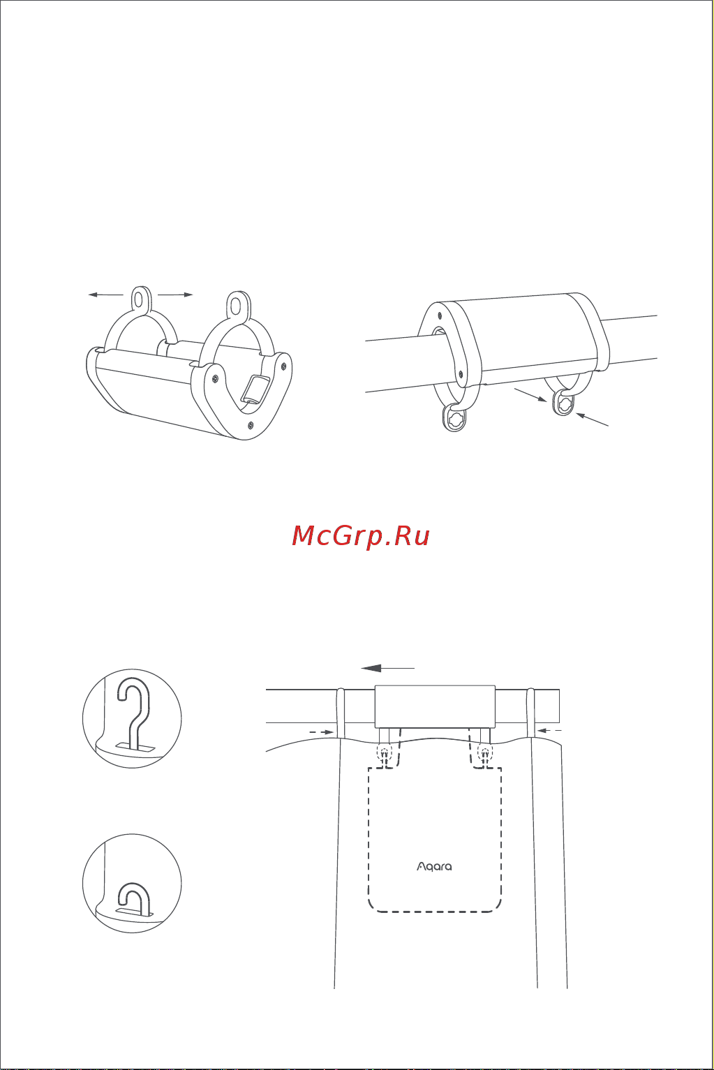 Aqara CM-M01(R) [5/15] Способы установки