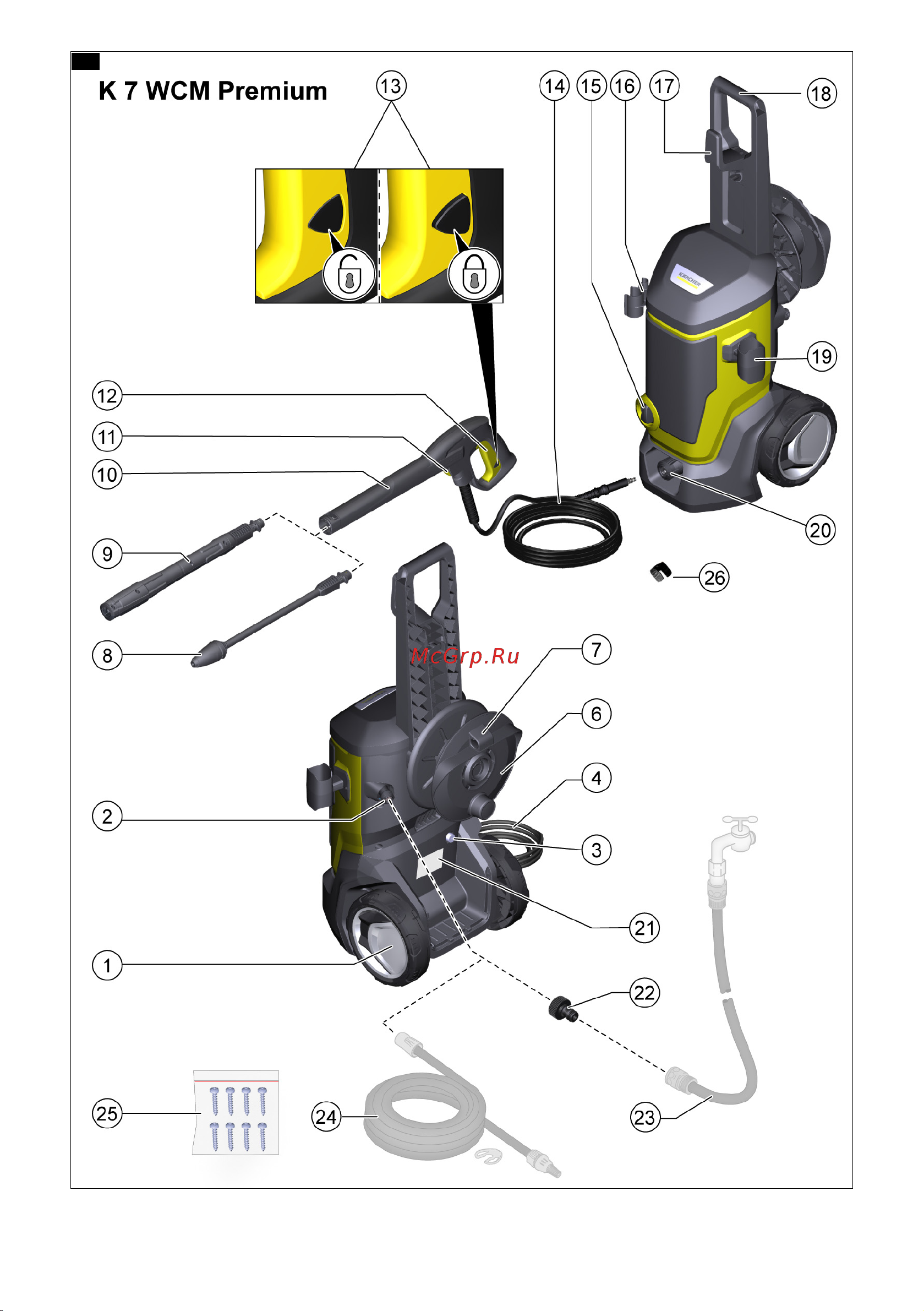 Karcher K 7 WCM Руководство по эксплуатации онлайн [3/150] 802444