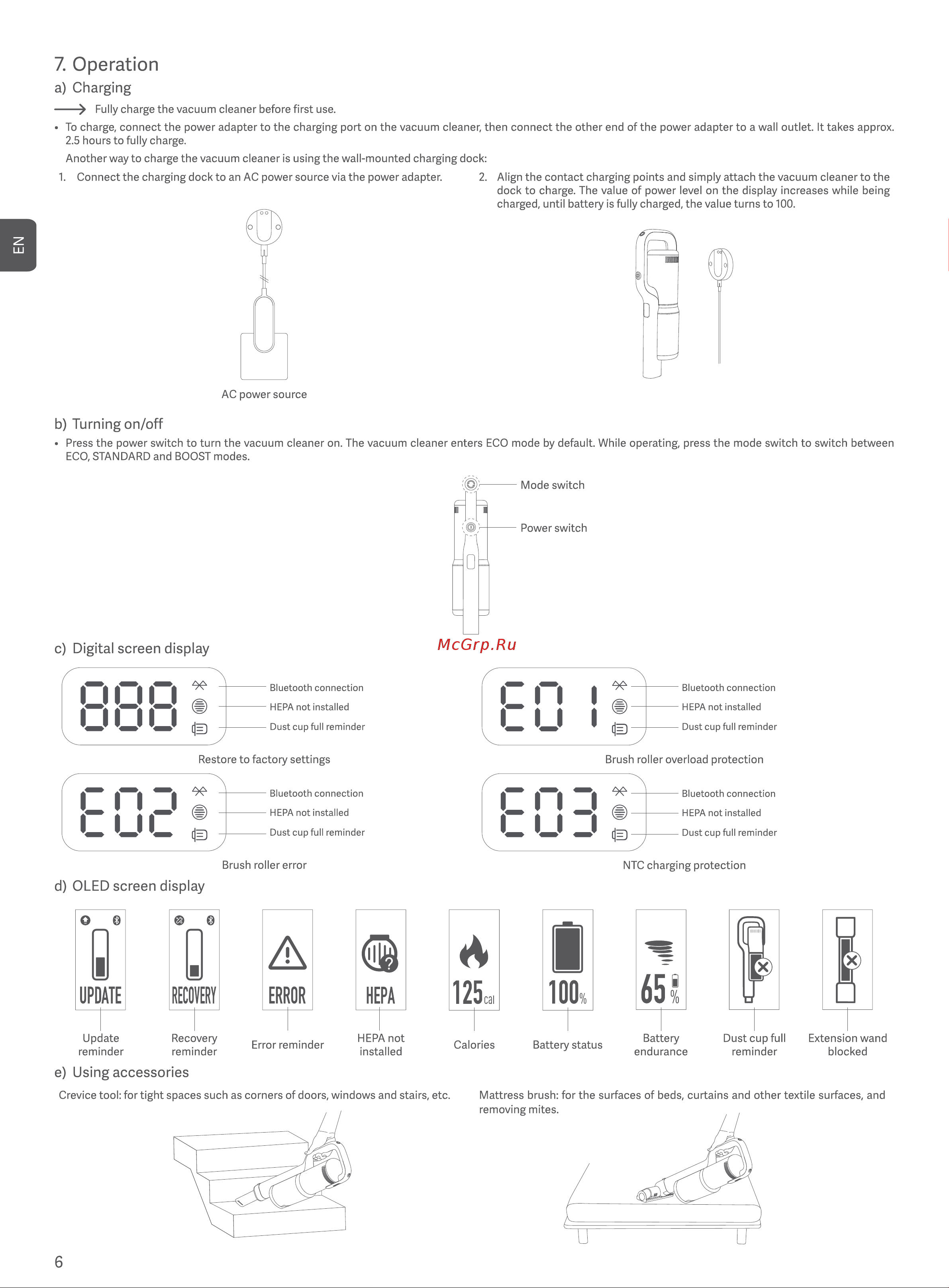 Roidmi XCQ28RM Руководство по эксплуатации онлайн [8/20] 802496