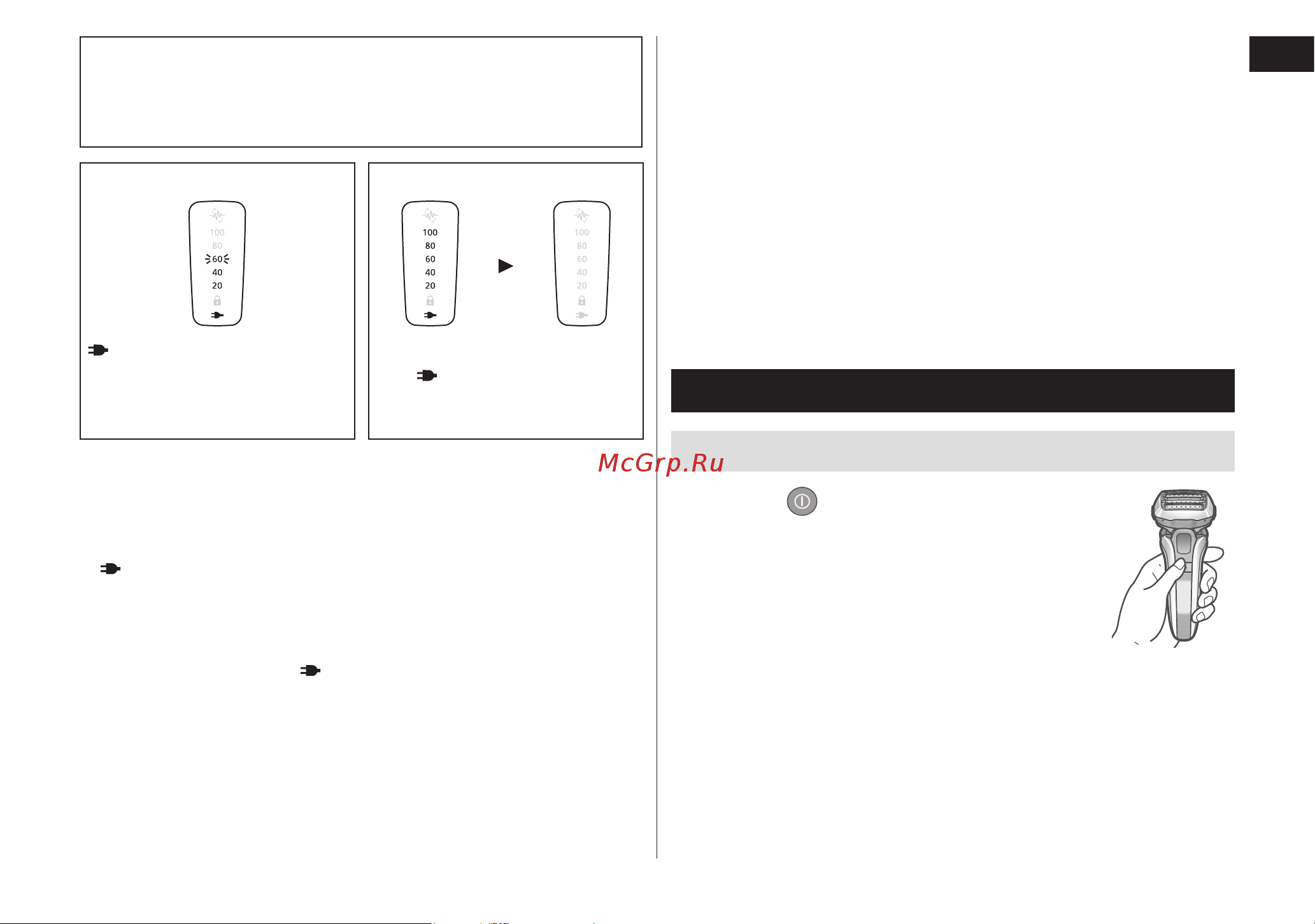 Panasonic ES-LV6U-K820 [11/80] How to use