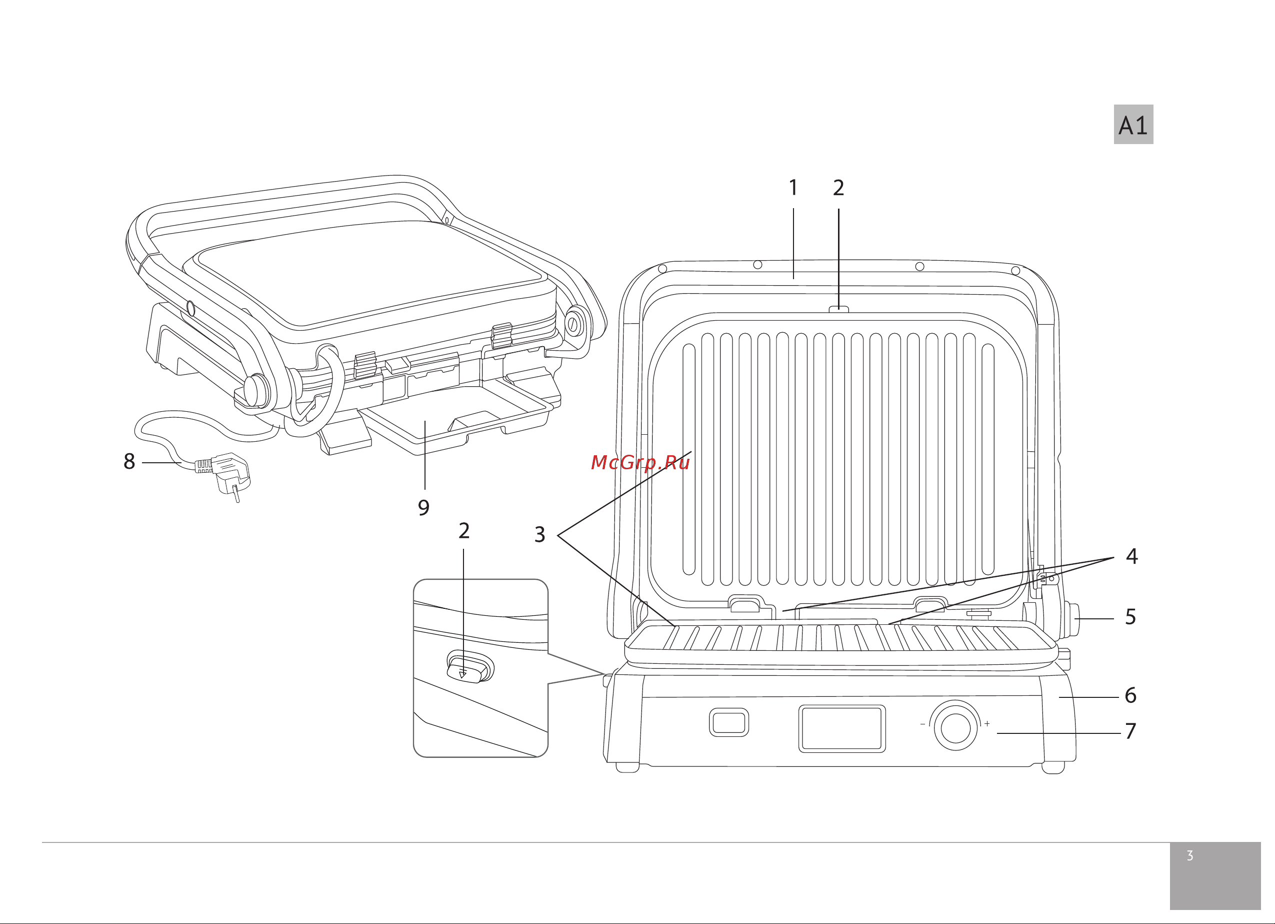 RED Solution SteakPRO RGM-M835D Руководство по эксплуатации онлайн [3/20] 802528