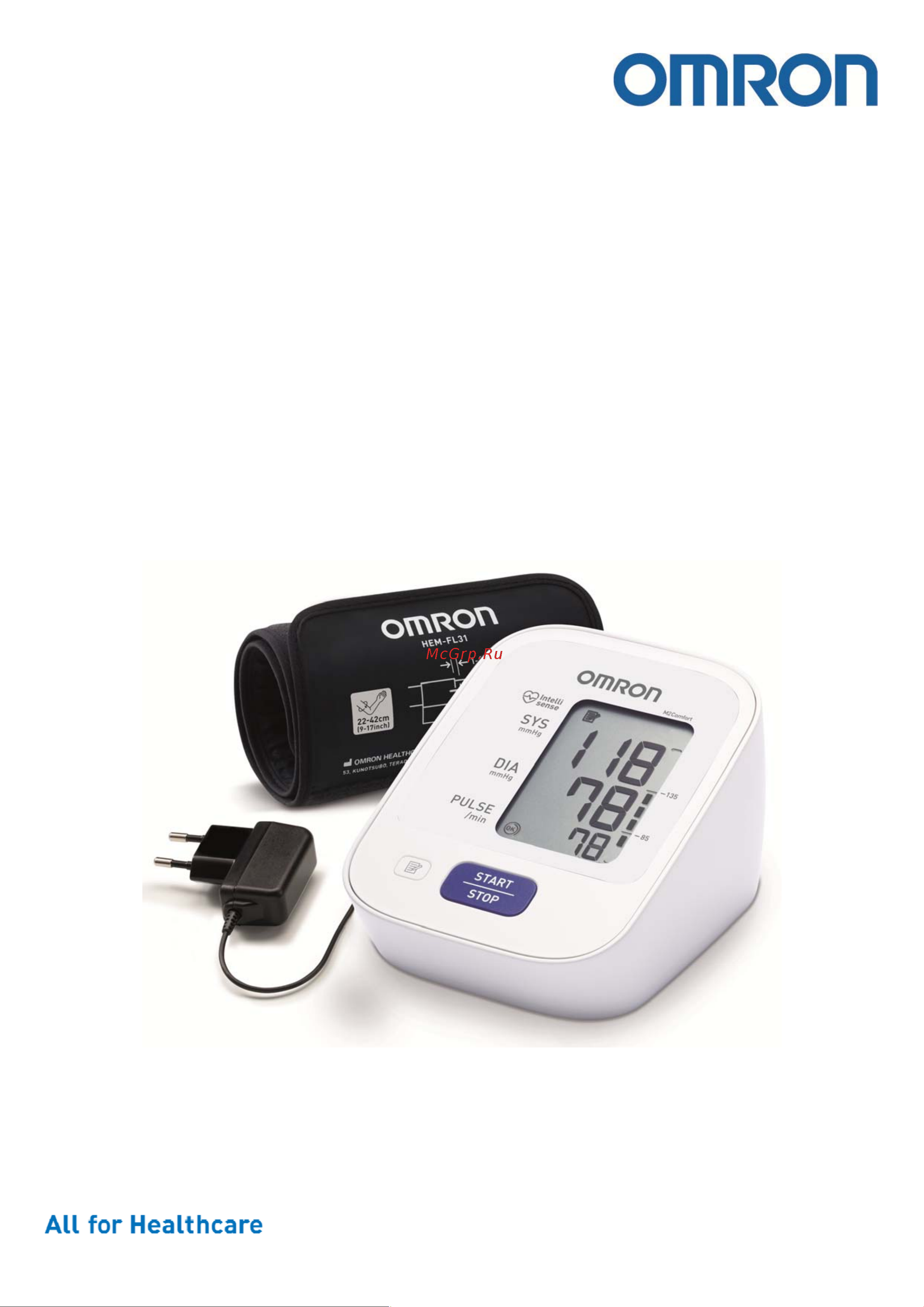 Omron M2 Comfort ALRU Руководство по эксплуатации онлайн