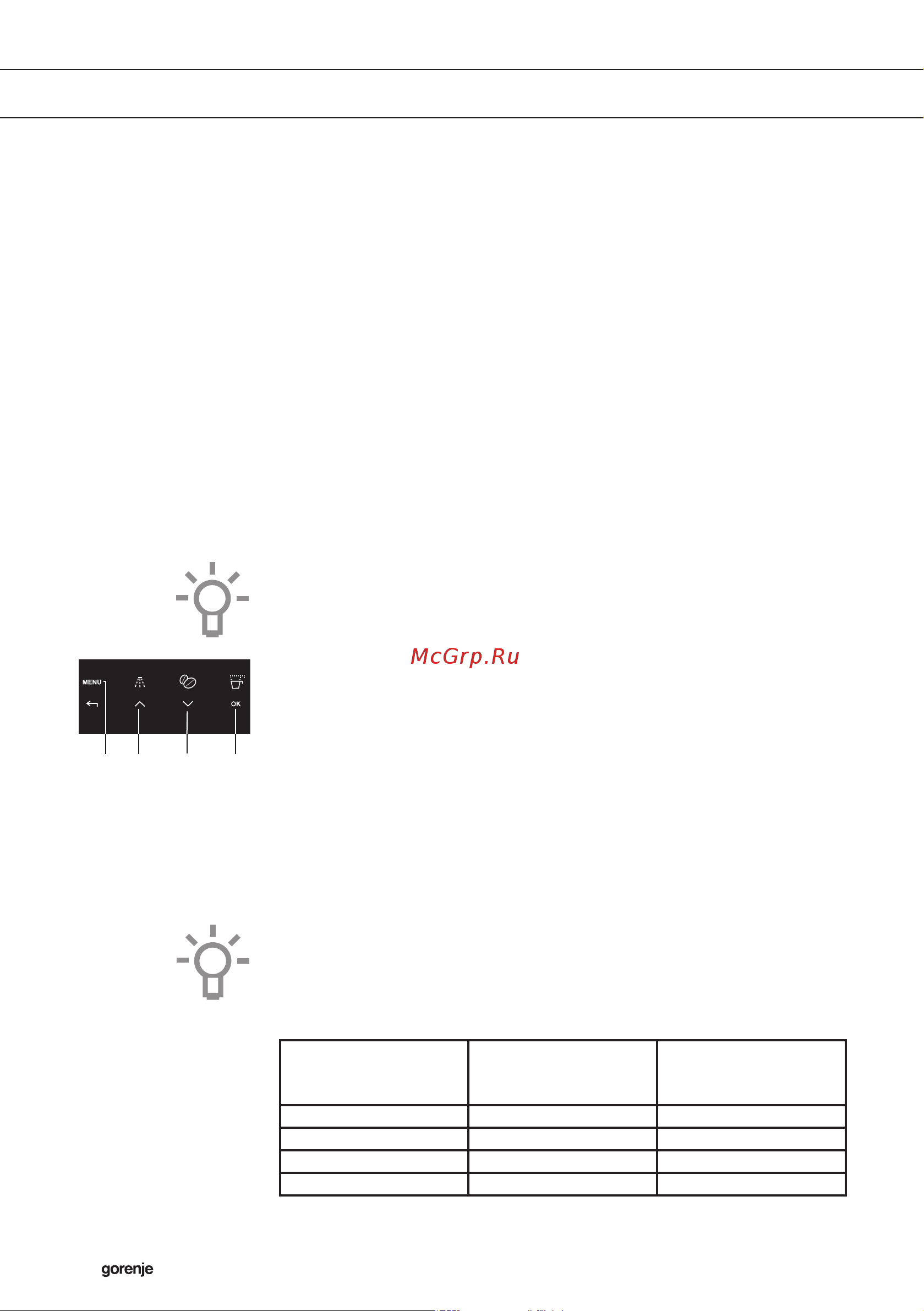 Gorenje CMA9200UX [22/42] Настройки