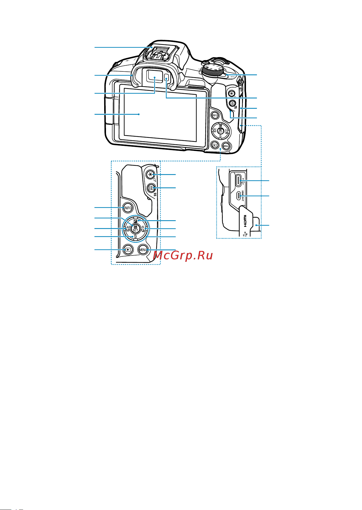 Canon EOS R50 Kit RF-S 18-45mm F4.5-6.3 IS STM Руководство по эксплуатации онлайн [34/846] 802714