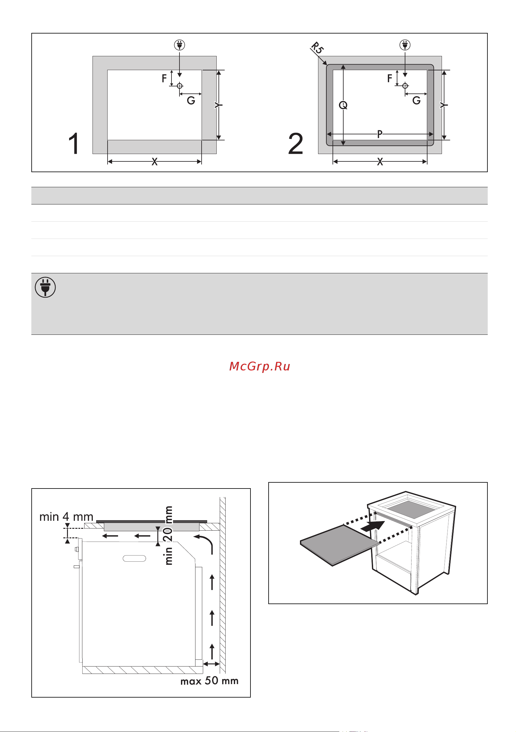 Smeg SE464TB [20/21] Встраивание