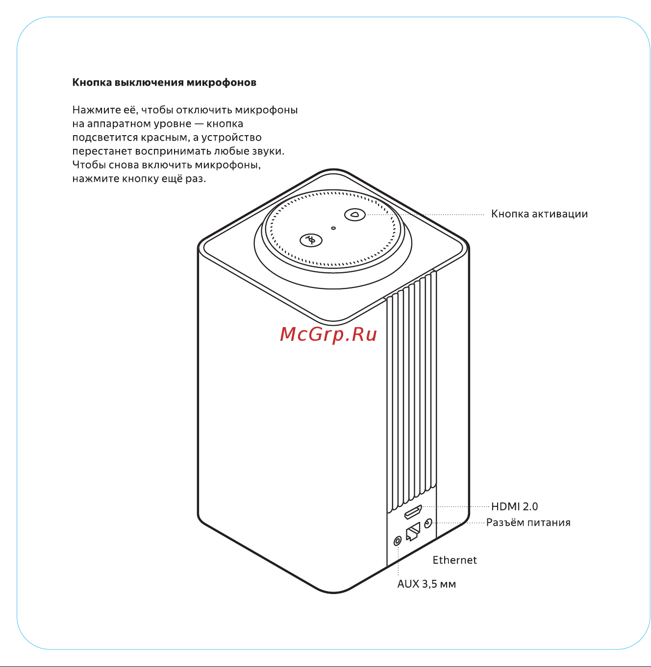 Яндекс Станция Макс с Zigbee YNDX-00053E Beige Руководство по эксплуатации онлайн [4/20] 802959