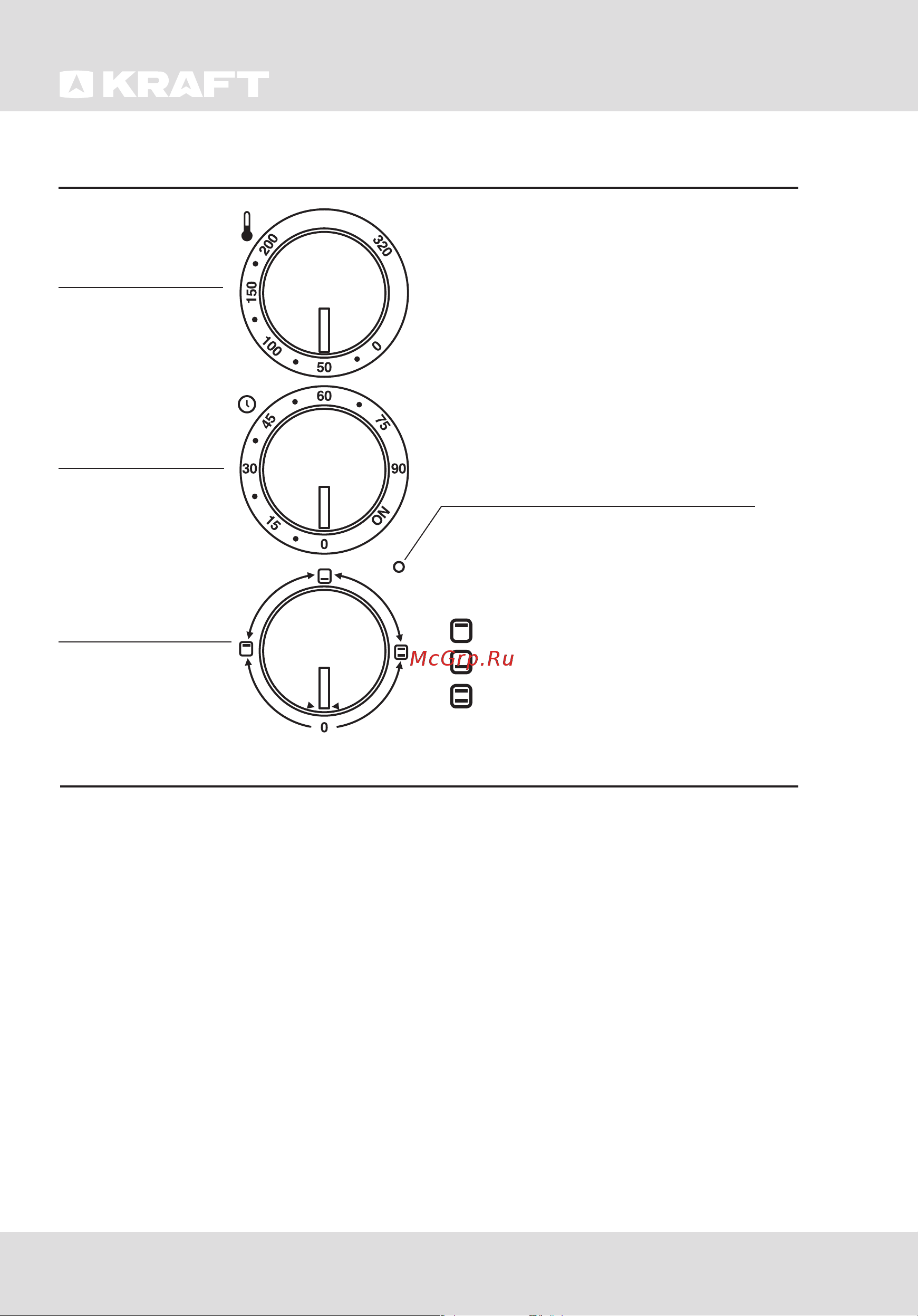 KRAFT KM-MV3200BL [19/40] Description of modes