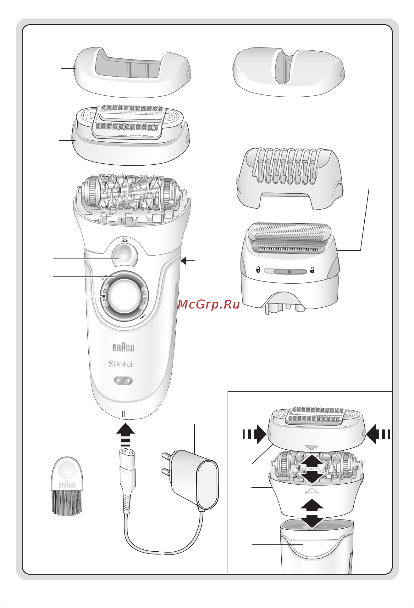 Braun SES 9-865 Руководство по эксплуатации онлайн [3/119] 807019