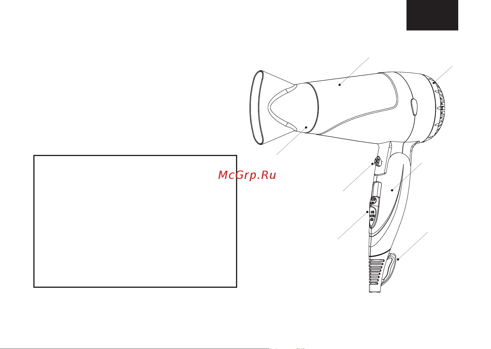 Brayer BR3024 [3/28] Hairdryer br3024