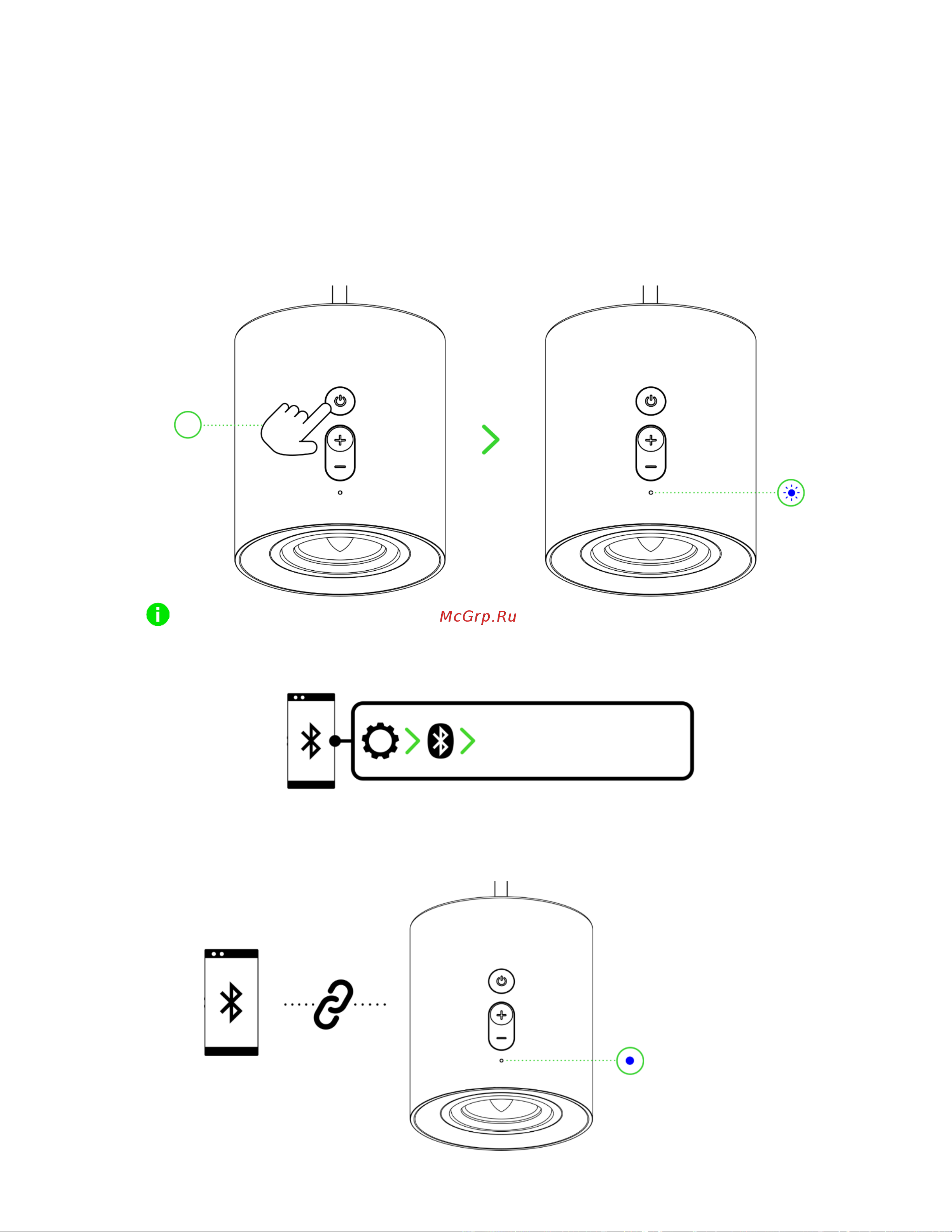 Razer V2 RZ05-04750100-R3G1 [16/32] Повторное включение режима сопряжения bluetooth для новых устройств
