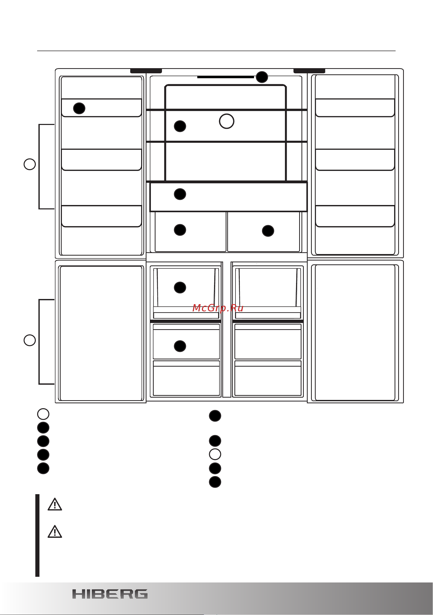 Hiberg RFQ-600DX NFGY [8/32] Детали и функции