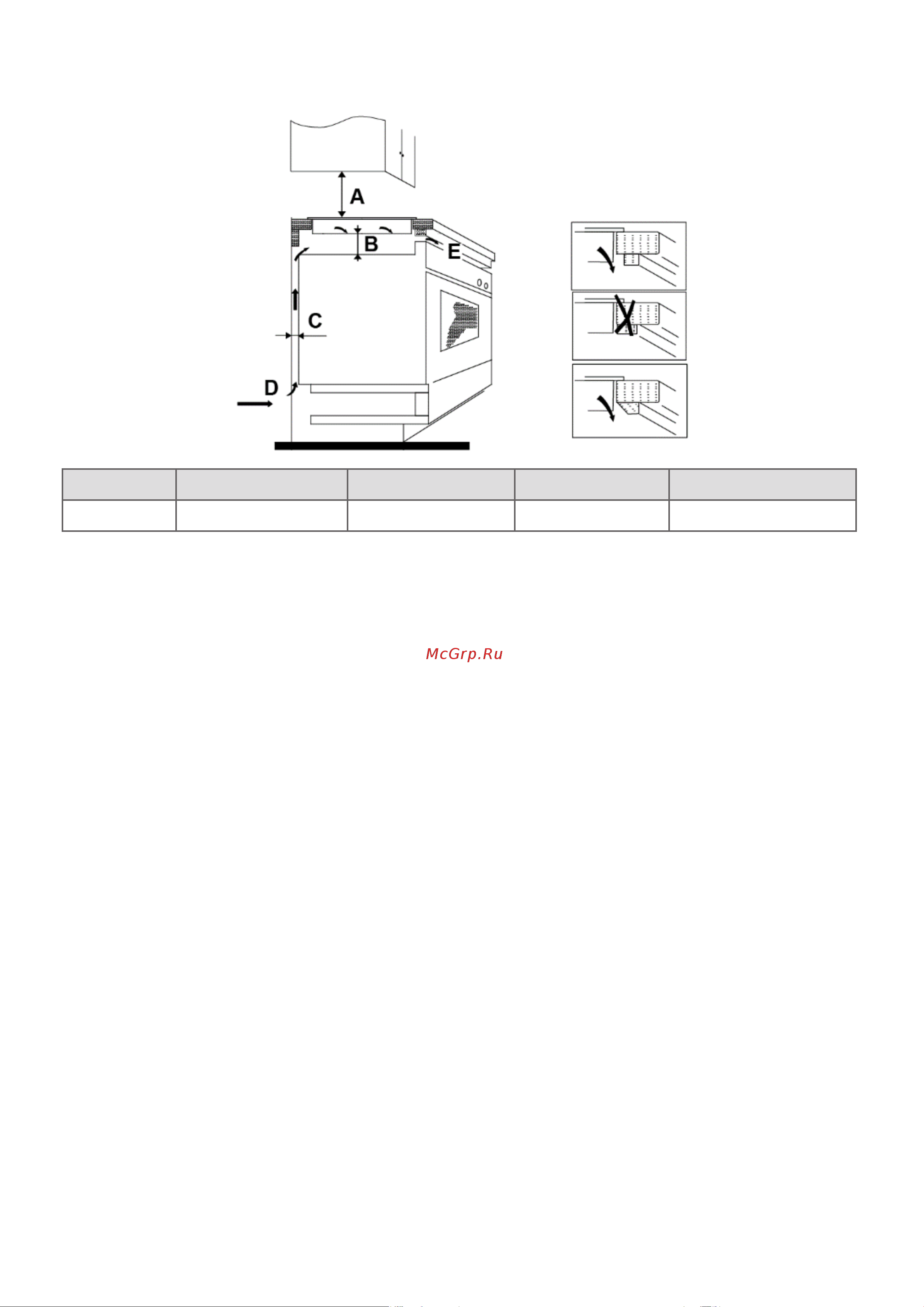 Haier HHY-Y64BFVB [55/62] Плитаны орнатпас бұрын мыналарға көз жеткізіңіз