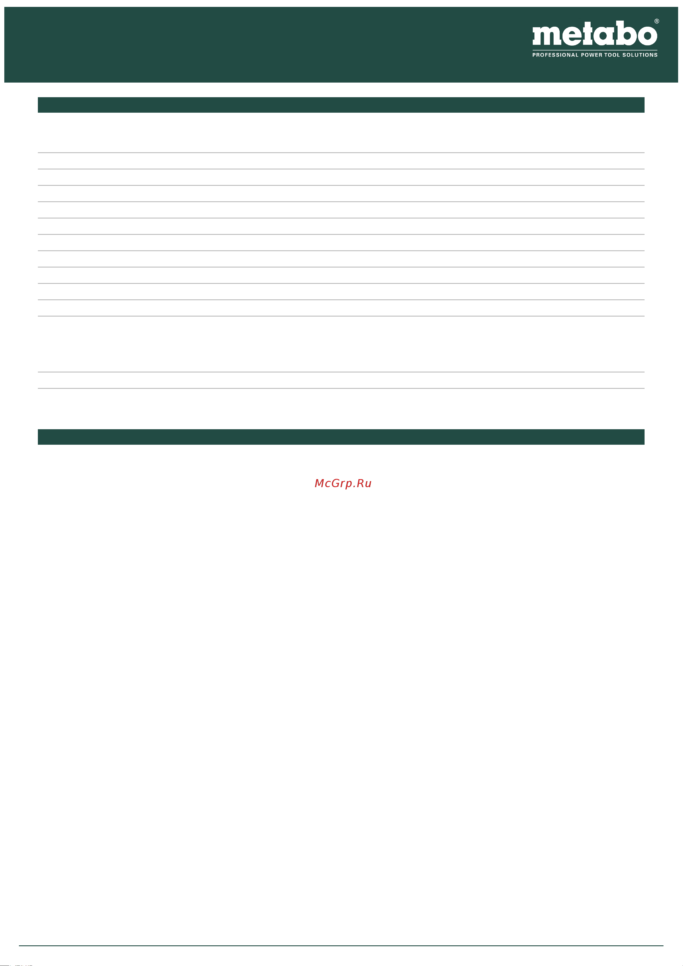 Metabo BS 14.4 Руководство по эксплуатации онлайн [2/2] 803115