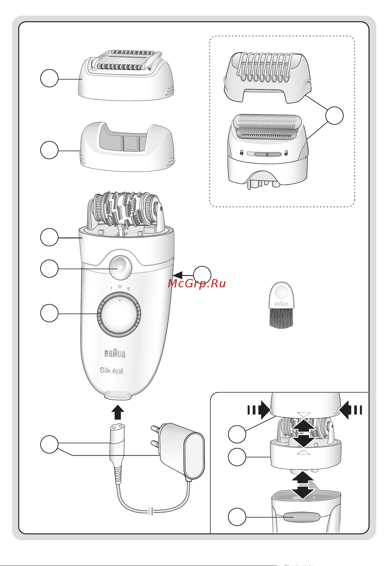 Braun SE 5-825P Руководство по эксплуатации онлайн [3/103] 803156