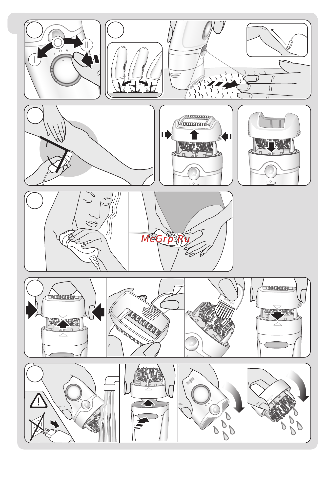 Braun SE 5-825P Руководство по эксплуатации онлайн [4/103] 803156