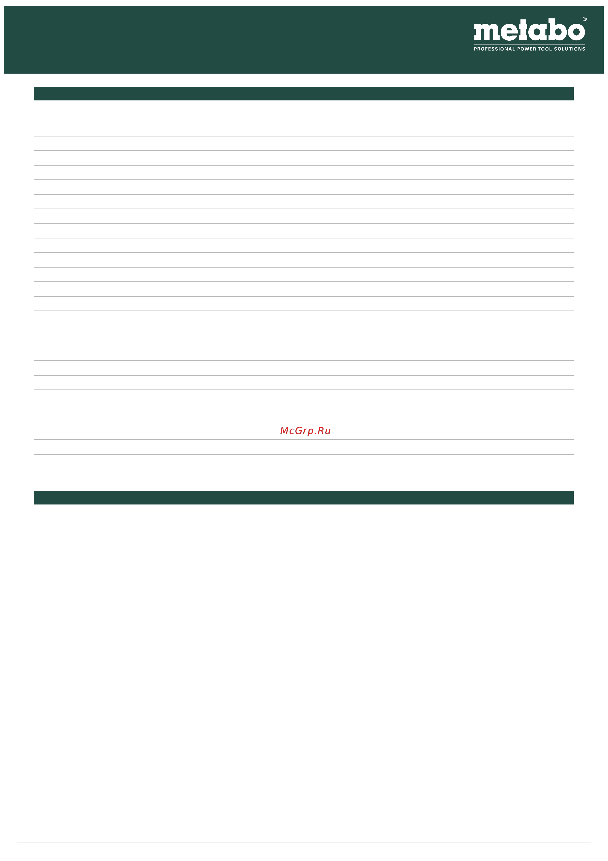 Metabo SB 18 L BL Руководство по эксплуатации онлайн [2/2] 803222
