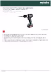Metabo PowerMaxx SB 12 BL