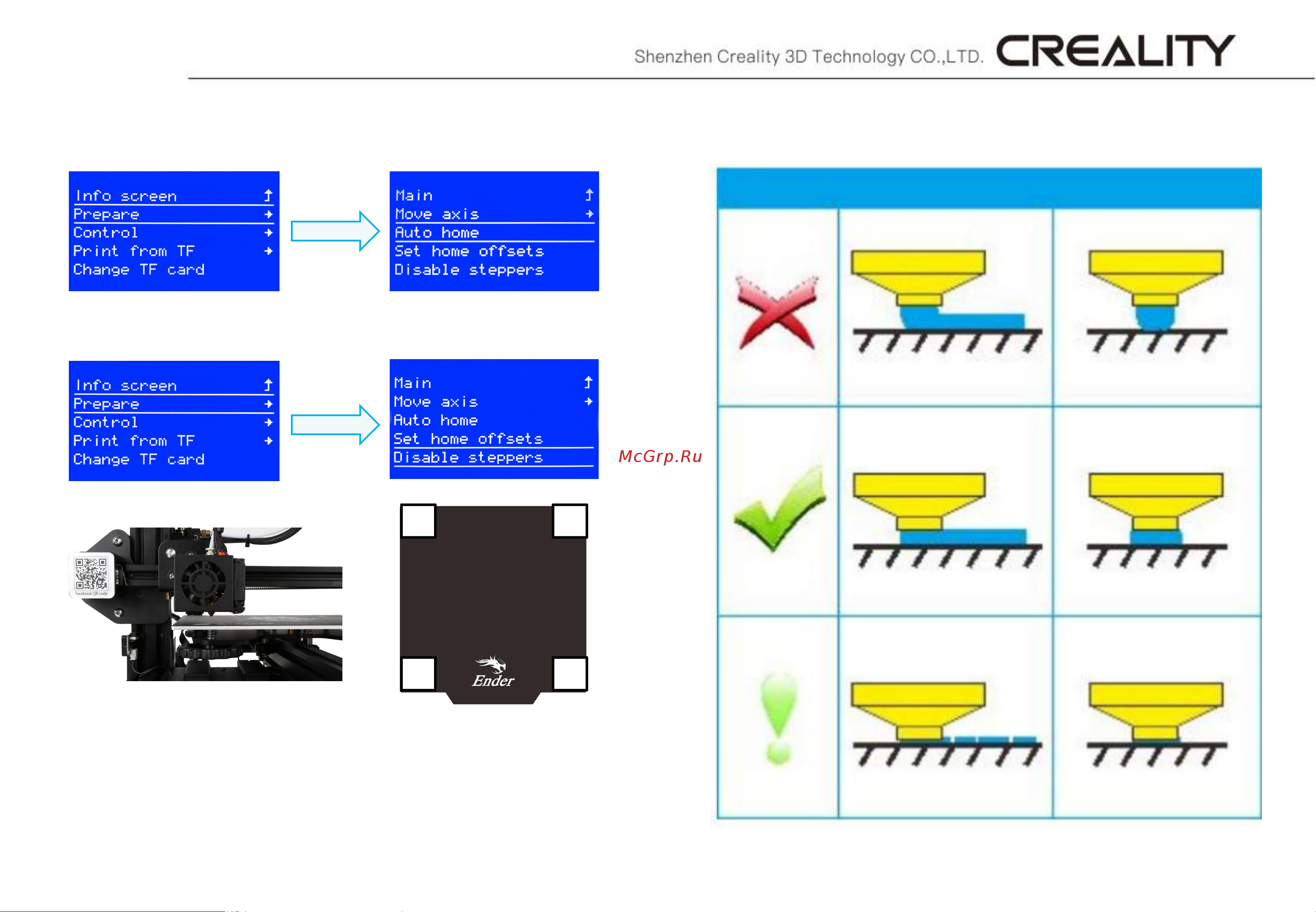 Creality Ender-3 V2 [9/16] Выравнивание платформы